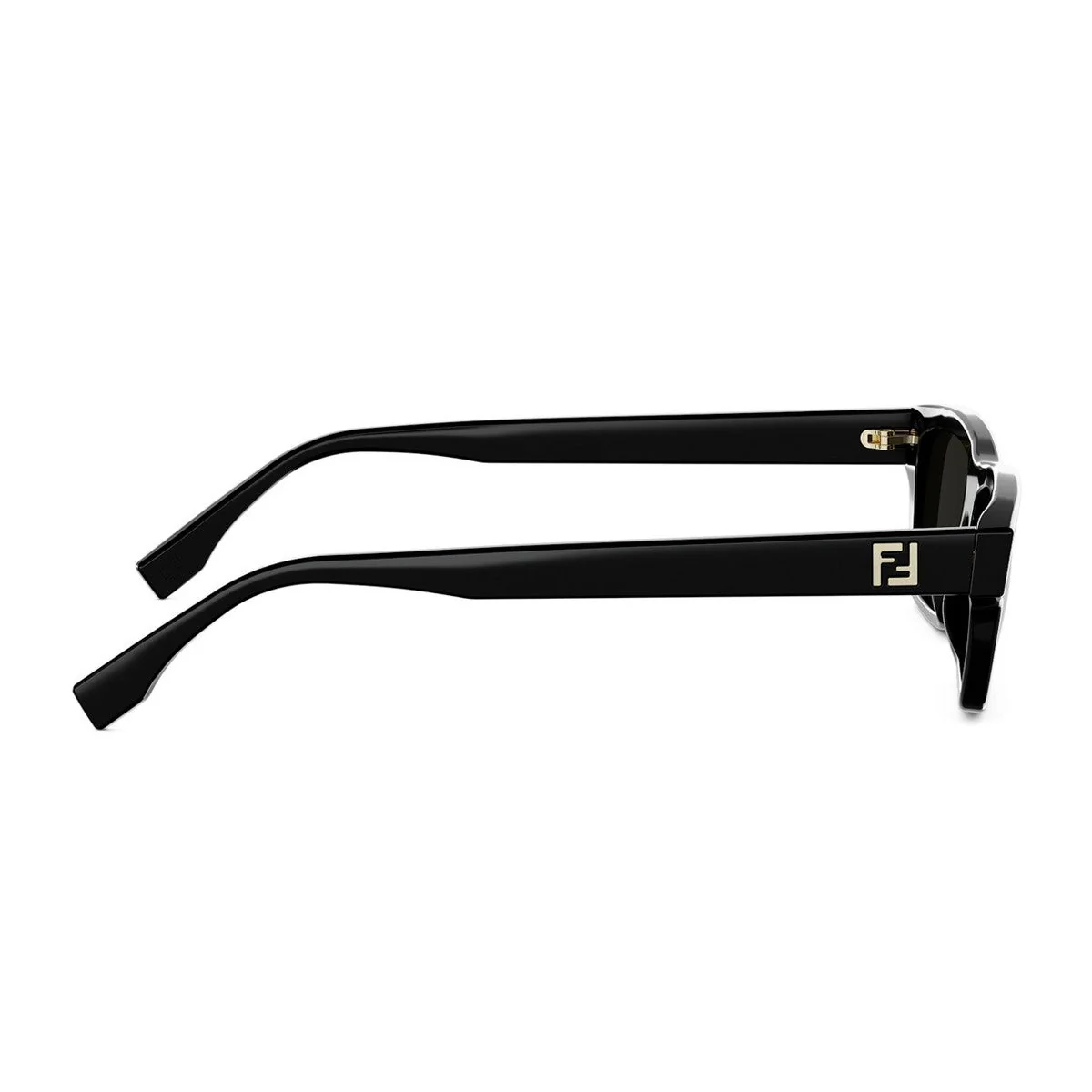 Óculos de Sol Fendi Ff Squared Preto Acetato