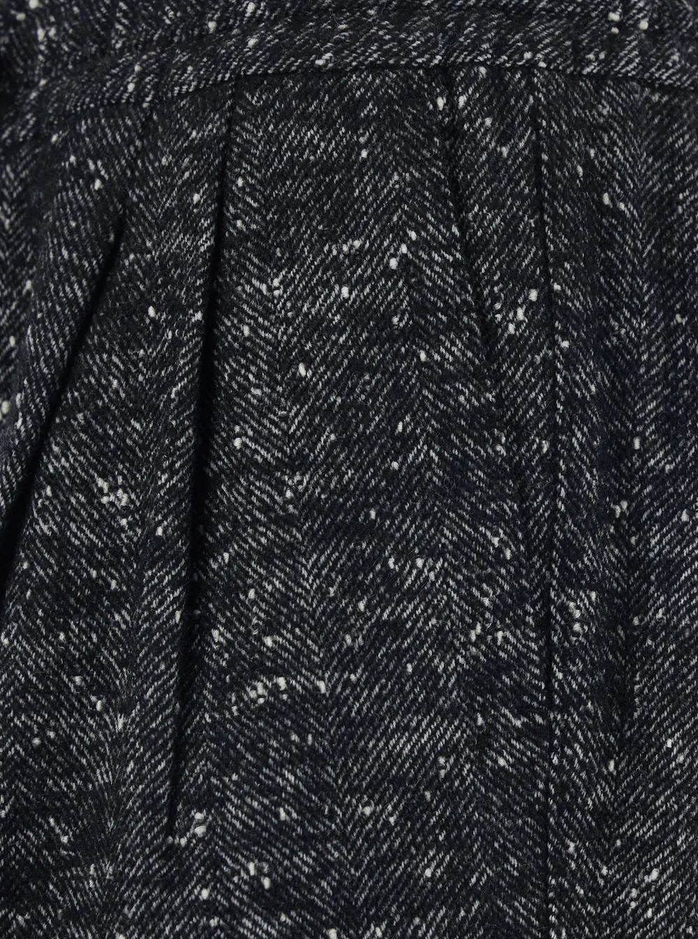 Calças Pretas Escuro Dolce & Gabbana com Cintura Elástica e Cordão em Mistura de Lã Homem Poliamida Virgem