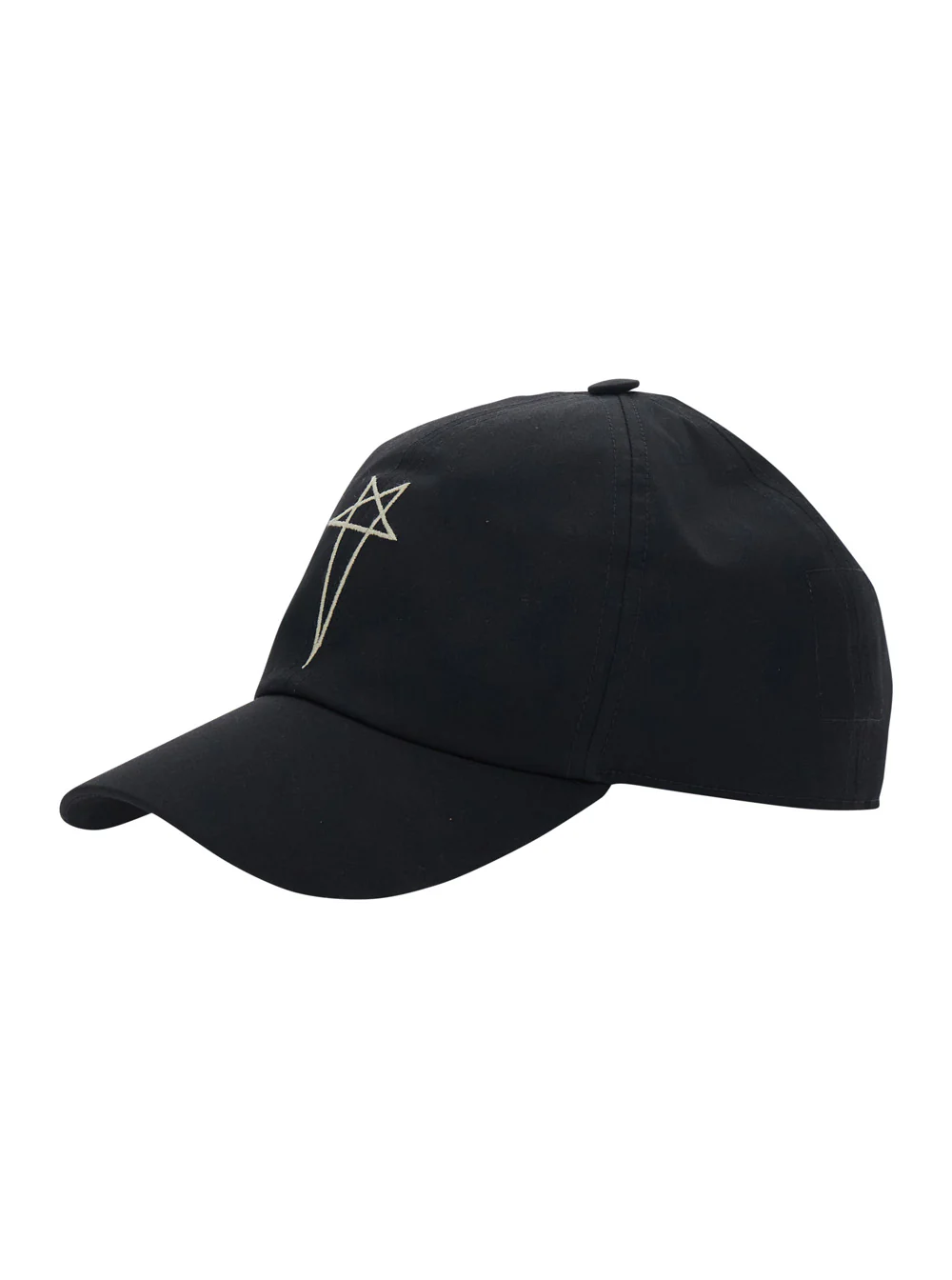 Boné com Visor Bordado Drkshdw – Chapéu Preto de Algodão para Homens com Elastano e Luvas Boné com Visor Bordado Drkshdw - Chapéu Preto de Algodão para Homens com Elastano e Luvas