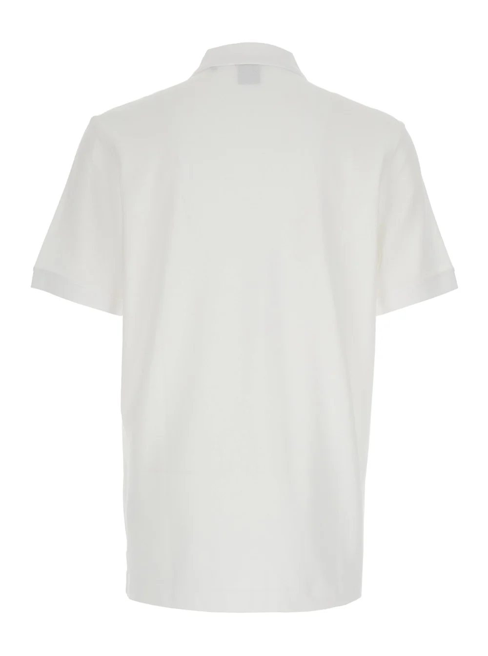 Camisola Polo Branca Hugo Boss com Botão para Homens Camisetas de Algodão E