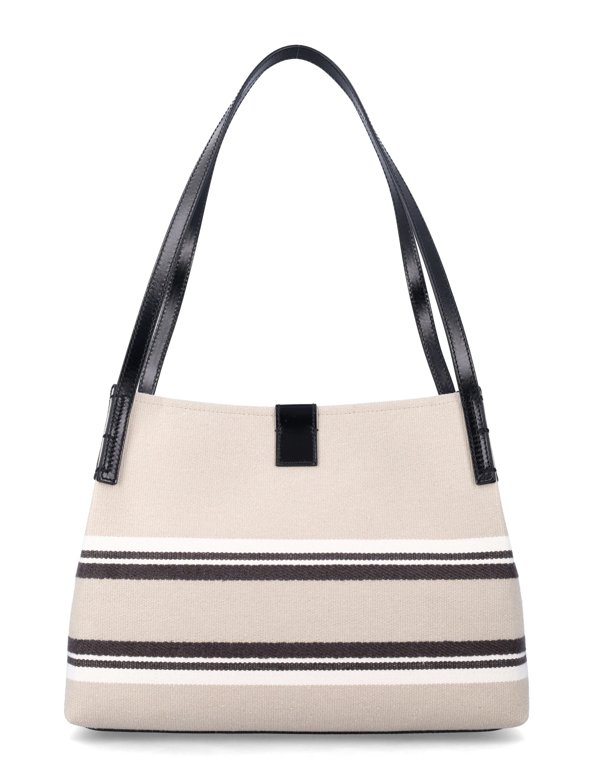 Bolsa de mão Balmain Release em lona Bege Algodão