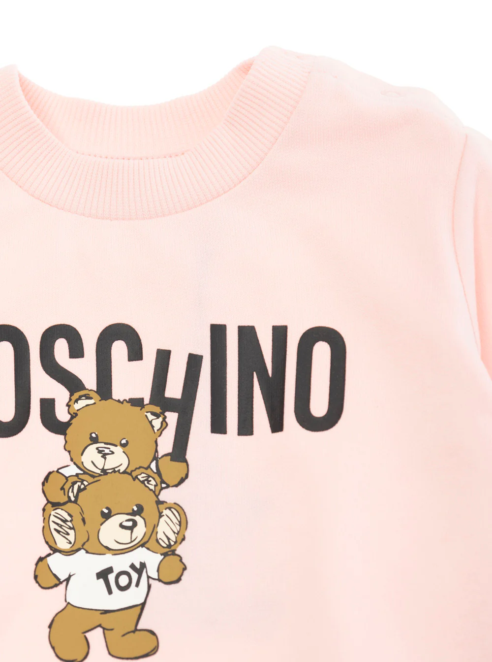 Conjunto de Moletom + Calça Infantil Moschino com Estampa de Logotipo em Algodão