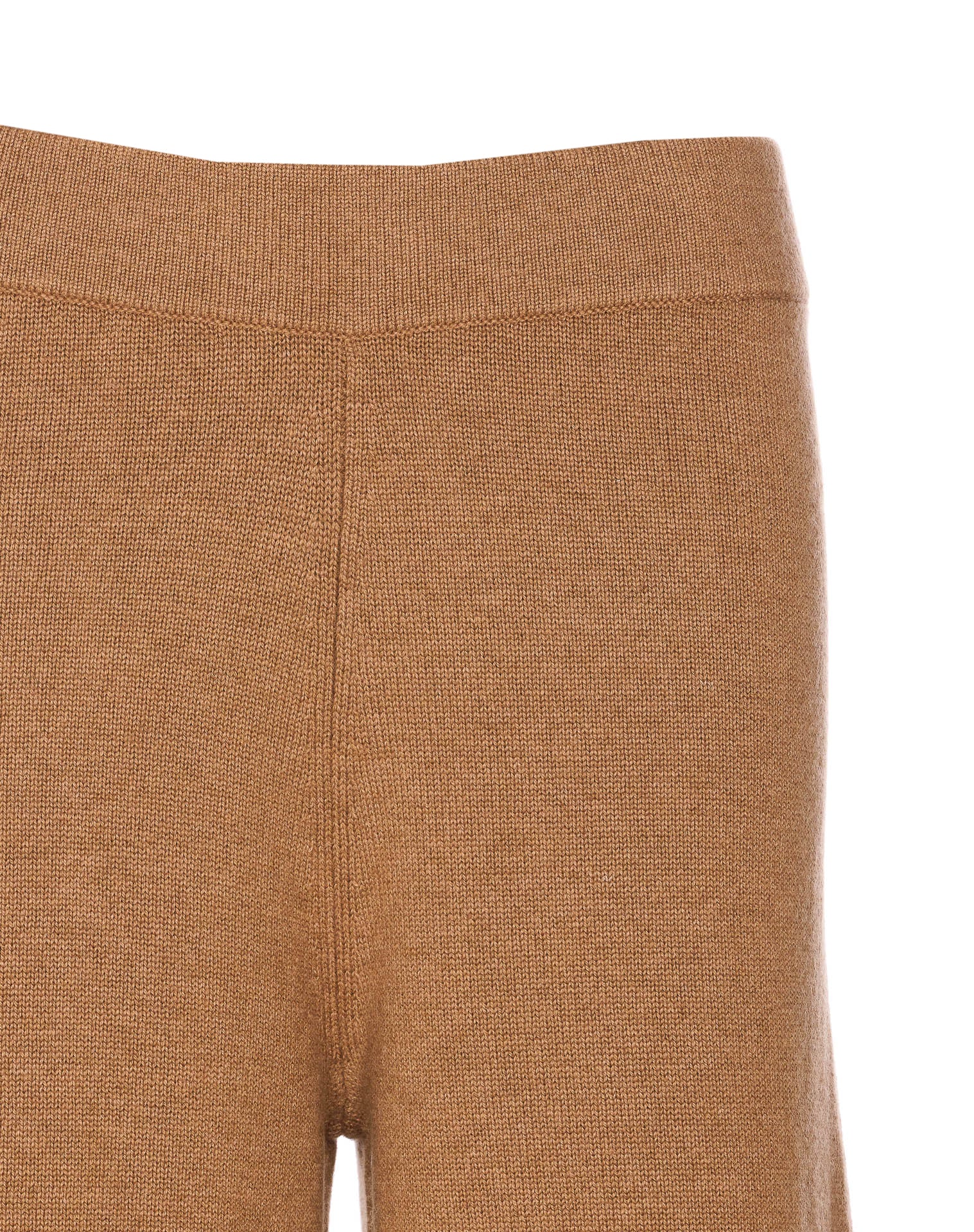 Calças Max Mara Studio Marrom Lã Caxemira