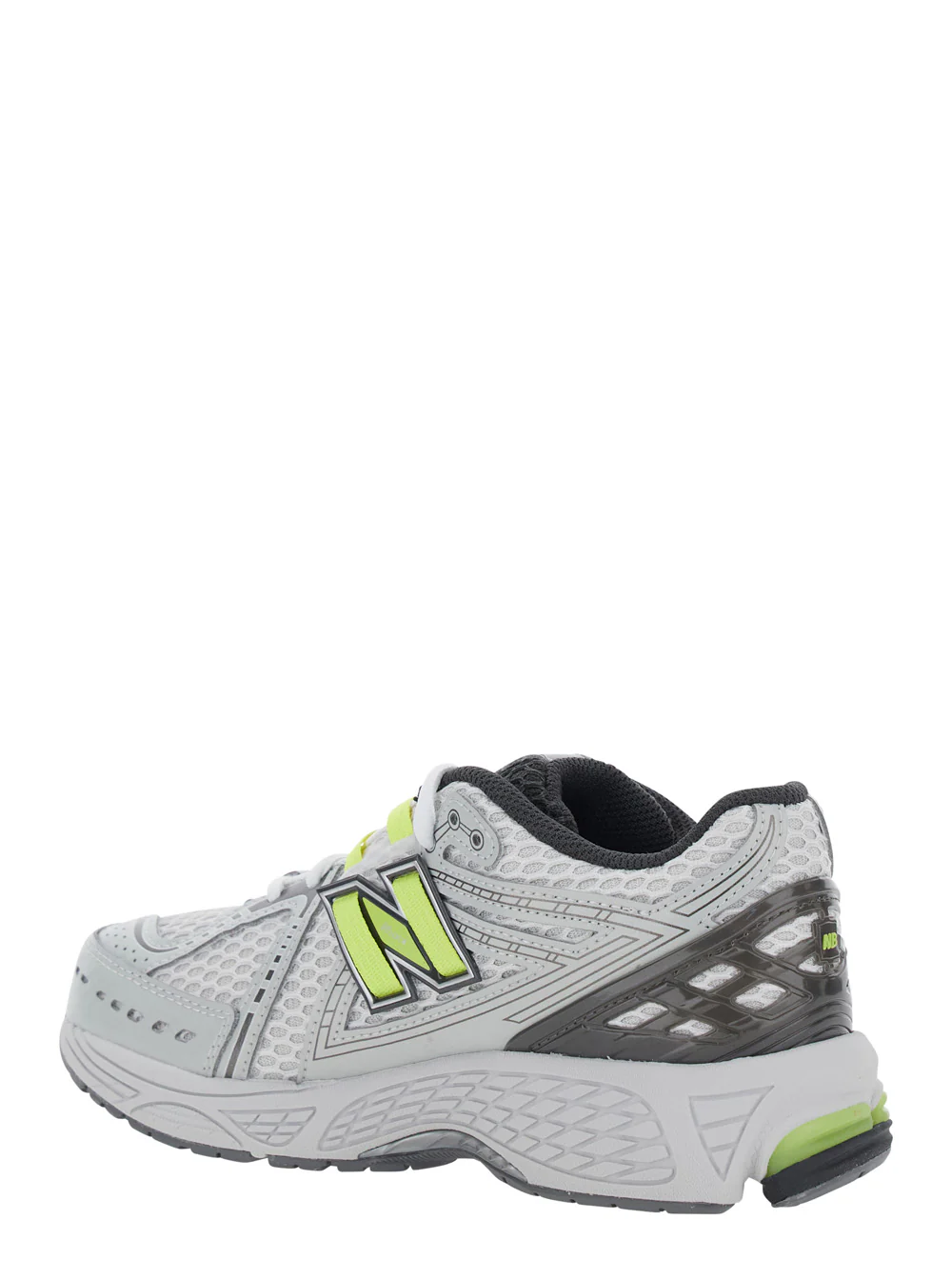 Sapatilhas Cinza Kids New Balance 1906 com Superior Sintético e Sola de Borracha para Homens Cinza