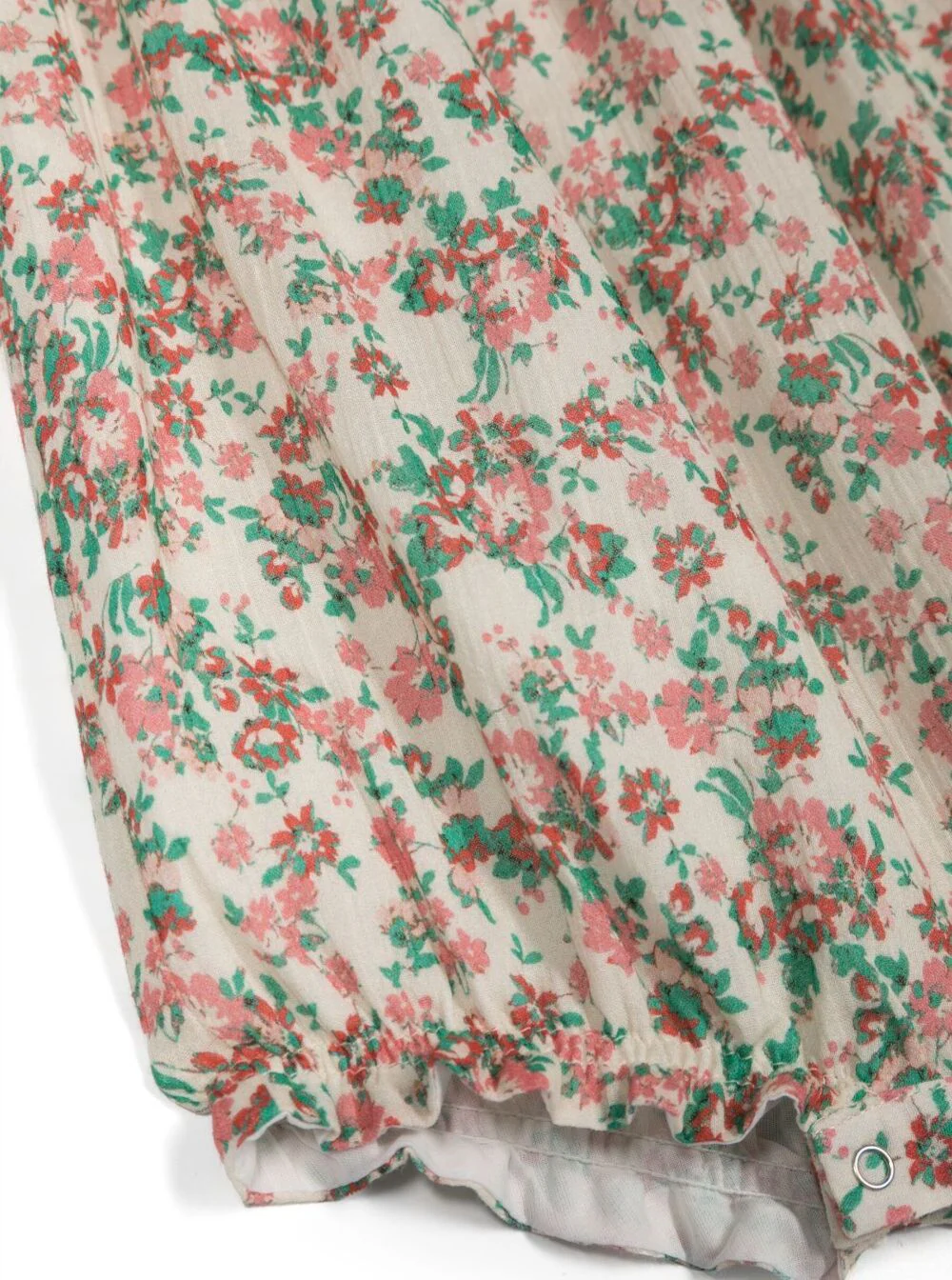 Macacão Infantil Emile Et Ida Multicolor com Estampa Floreal em Todo o Modelo em Algodão