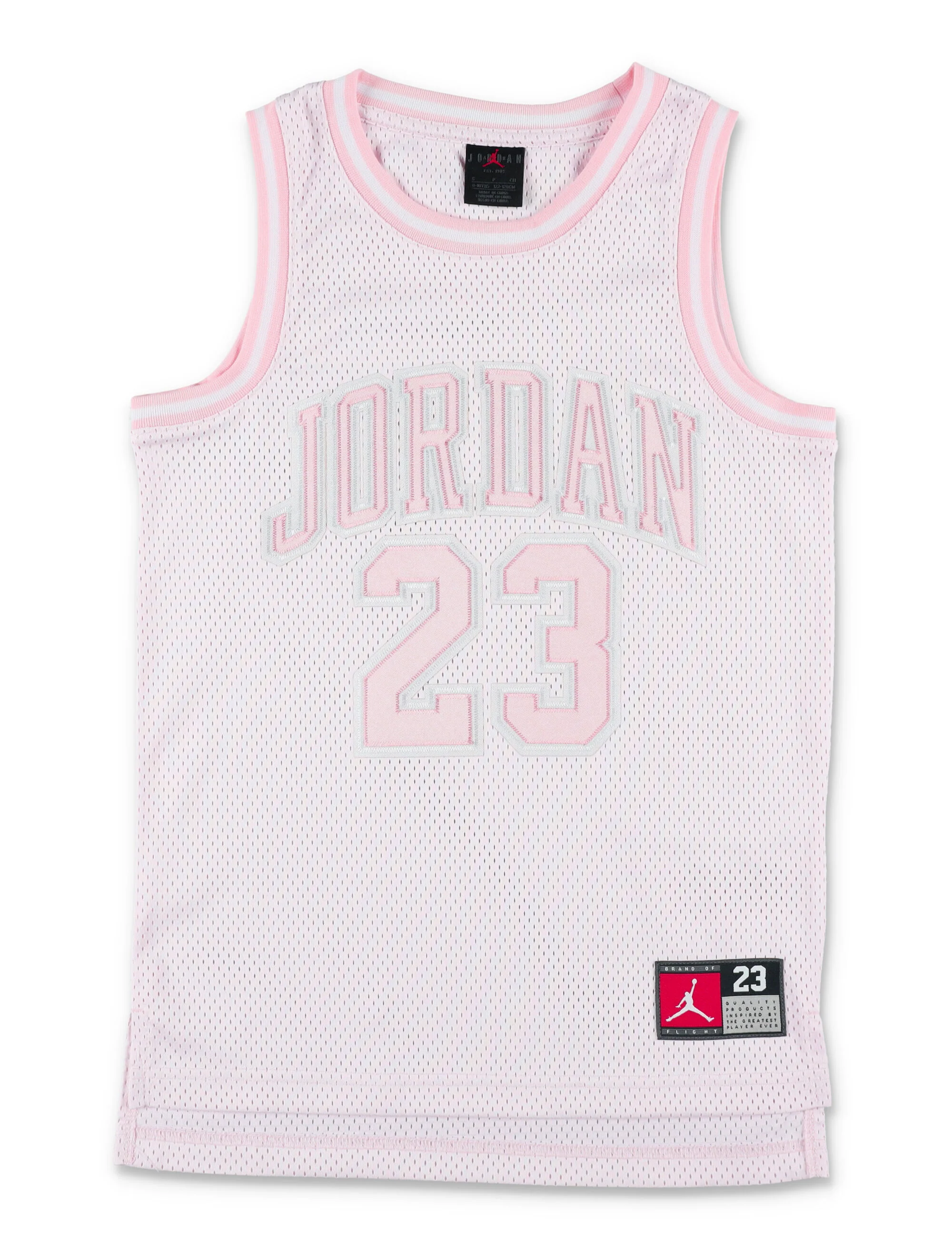 Camiseta Feminina Nike Jordan 23 Michael Rosa Poliéster Tank