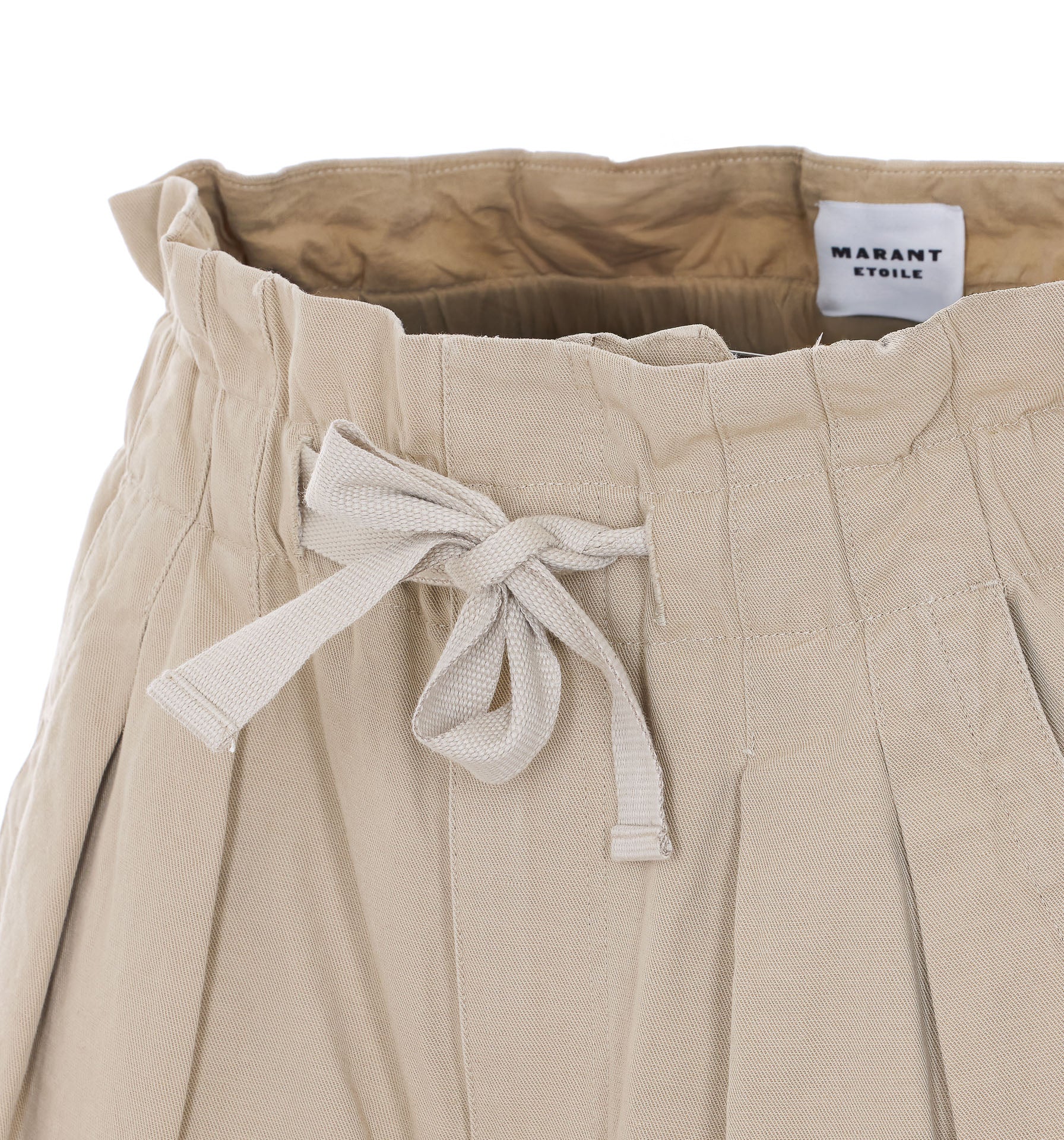 Bermudas Bege de Algodão Isabel Marant Etoile