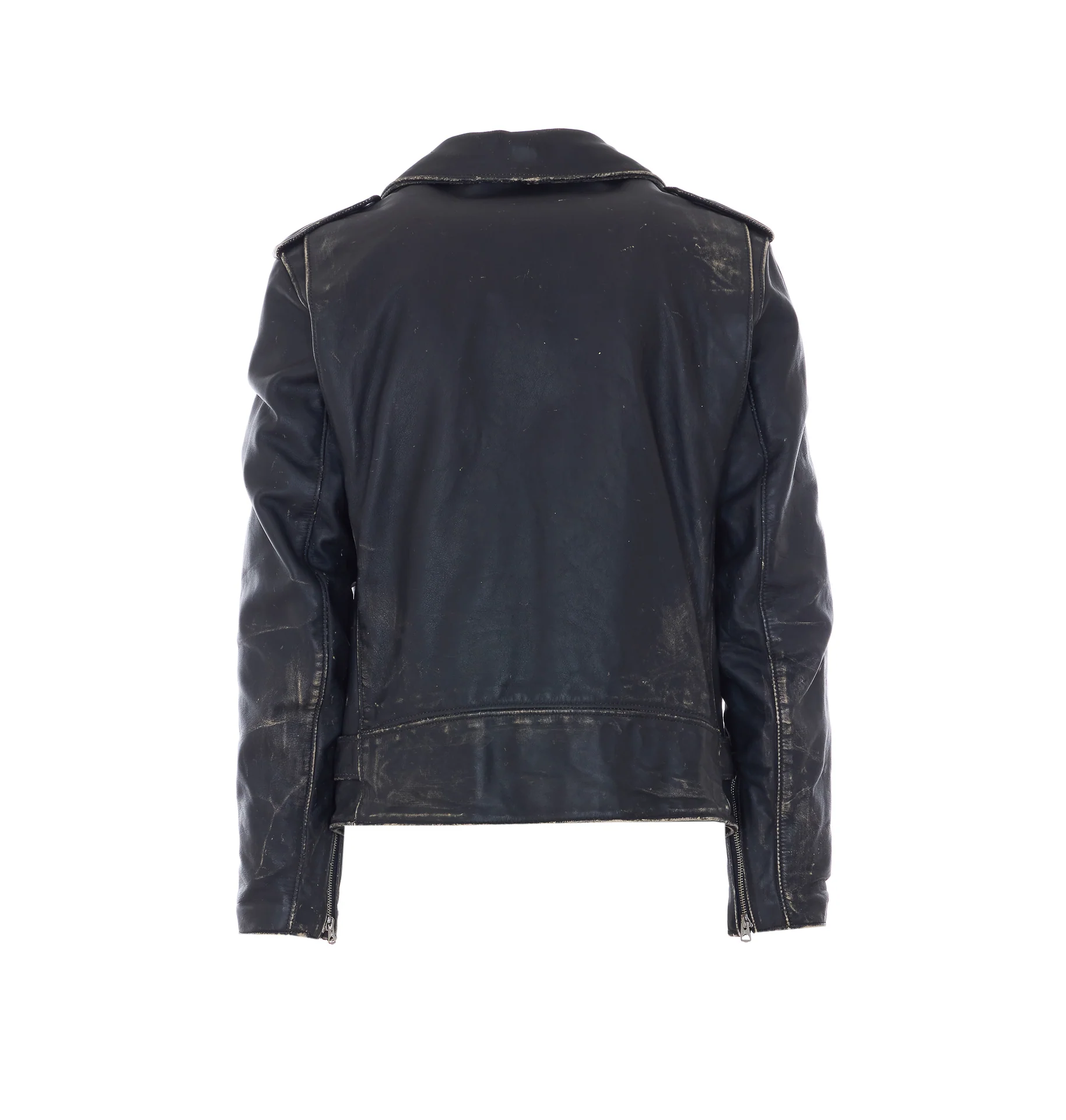Jaquetas Schott Nyc Preto Couro de Vaca