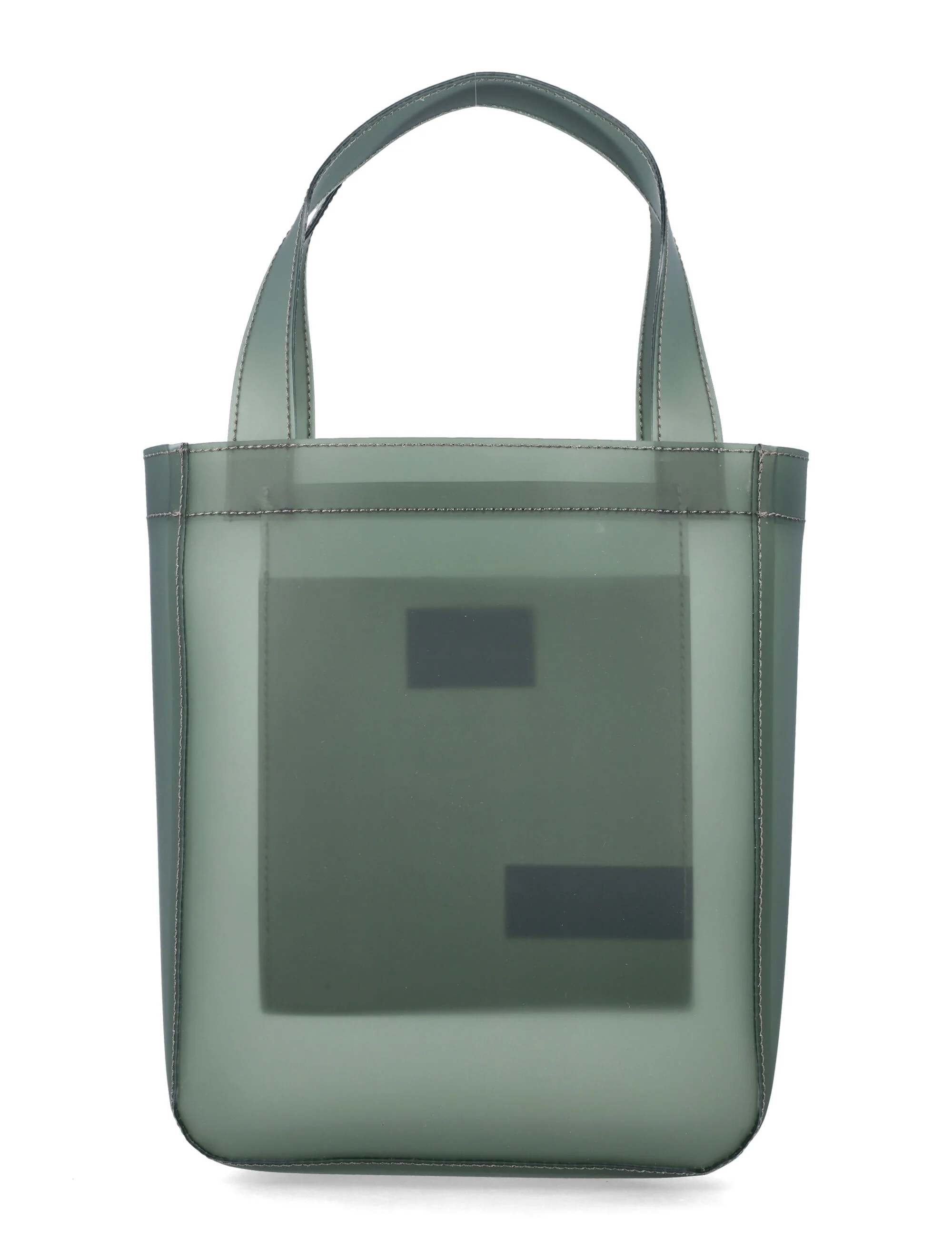Bolsa de Ombro A.P.C. Lou Matte PVC Khaki Poliuretano Termoplástico