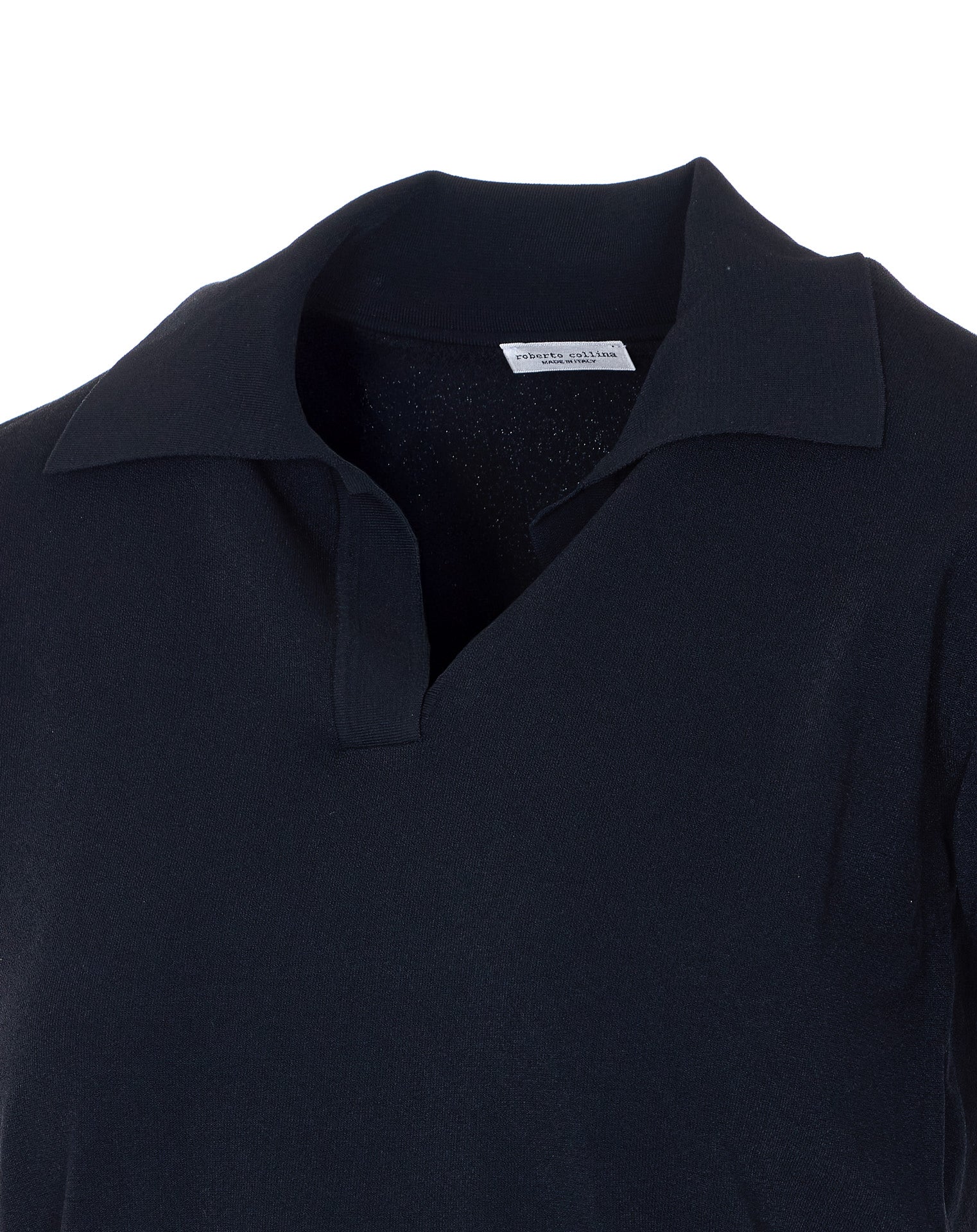 Camisetas e Polos Roberto Collina Preto Viscose