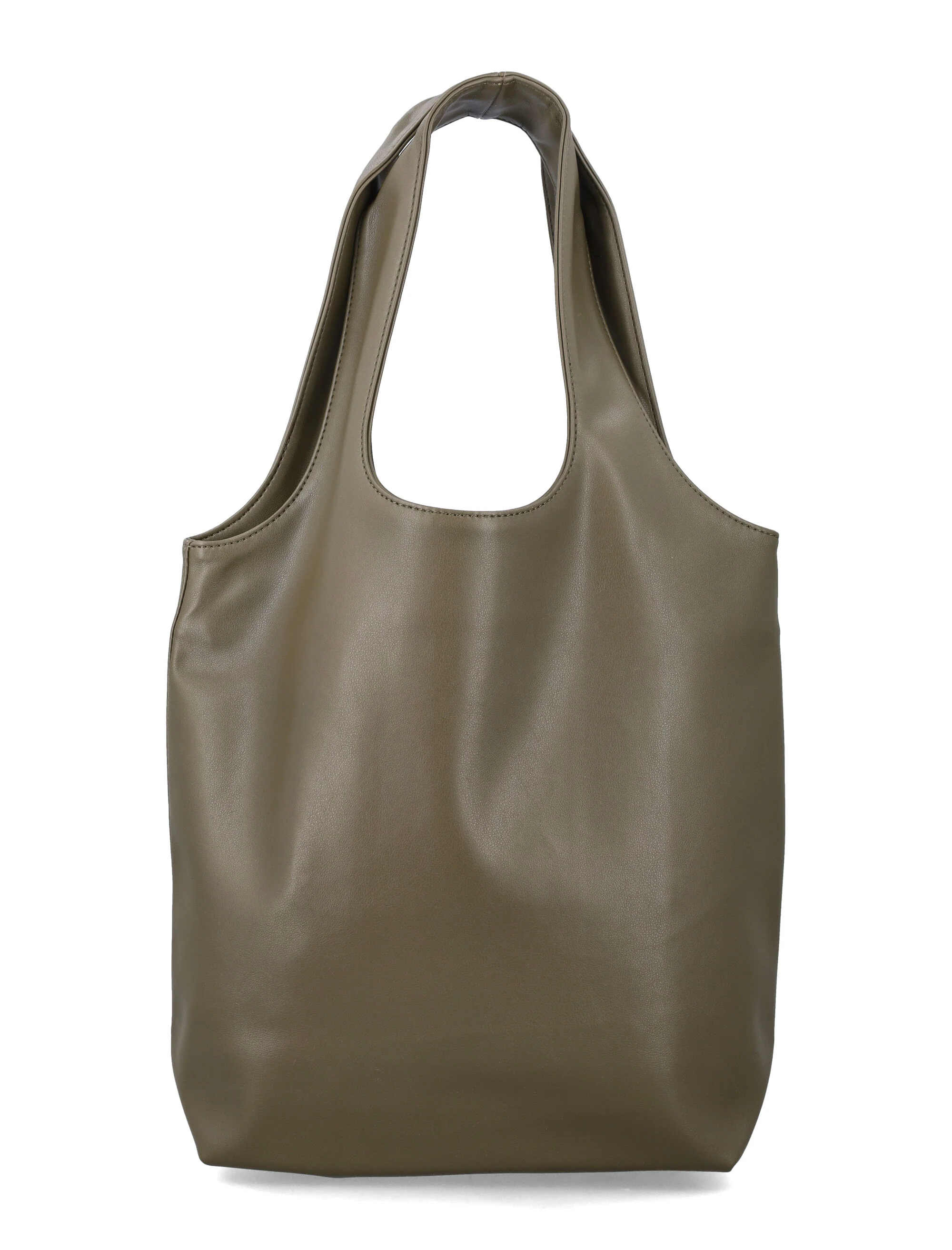 A.P.C. Ninon bolsa de ombro pequena em couro sintético preto Khaki Poliuretano