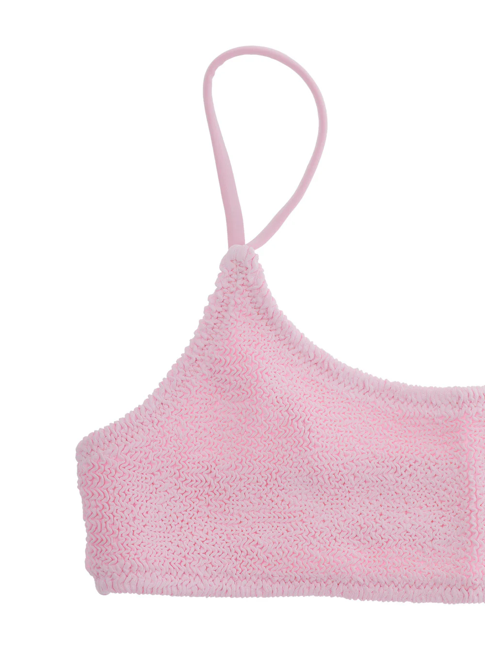 Biquíni Infantil Mc2 Saint Barth JAIDEN W com Detalhes Listrados em Rosa e Textura Ondulada para Mulheres, Roupas de Praia