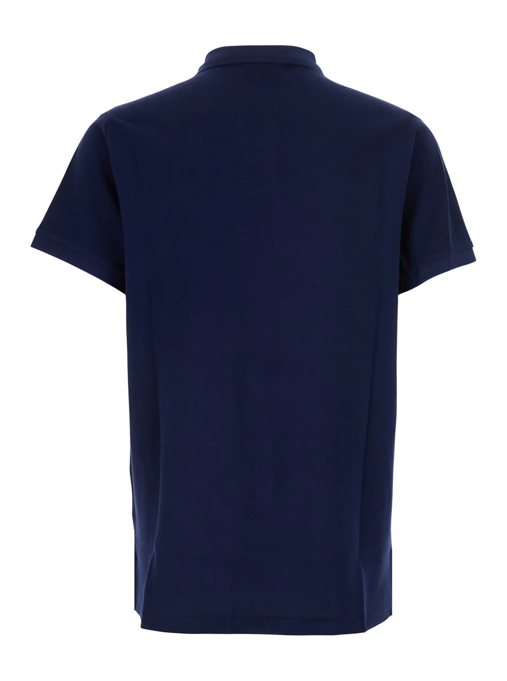 Camiseta Polo Ralph Lauren Custom Fit Azul com Maxi Pony na Frente e Logotipo Numérico na Manga de Algodão para Homens Azul Camisetas Camiseta Polo Ralph Lauren Custom Fit Azul com Maxi Pony na Frente e Logotipo Numérico na Manga de Algodão para Homens Azul Camisetas
