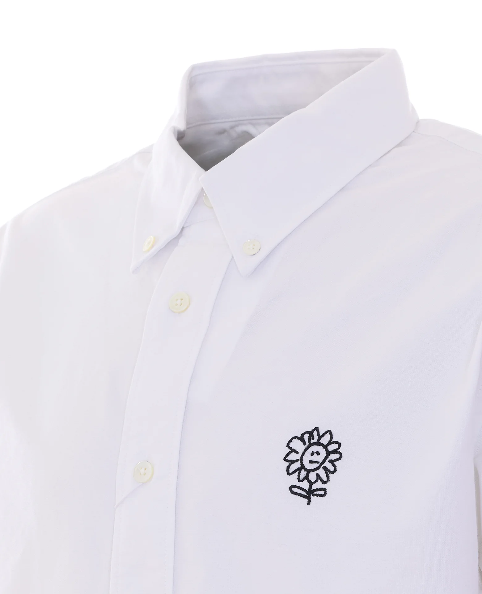 Suéteres de Girassol Branco de Algodão