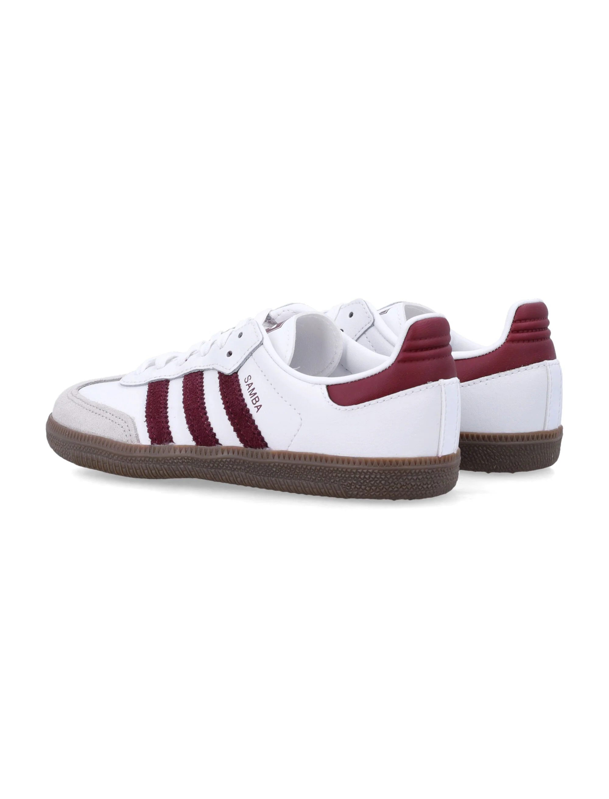 Tênis Adidas Originals Samba Og Meninas Branco/Marrom Superior