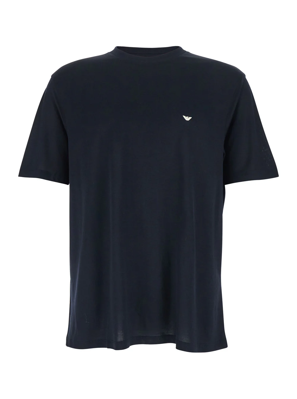 Camiseta Azul Emporio Armani REG FII ACQUILA A PETTO LIOCEL com Logotipo na Frente em Lyocell e Algodão para Homens Azul Camisetas Polos Camiseta Azul Emporio Armani REG FII ACQUILA A PETTO LIOCEL com Logotipo na Frente em Lyocell e Algodão para Homens Azul Camisetas Polos