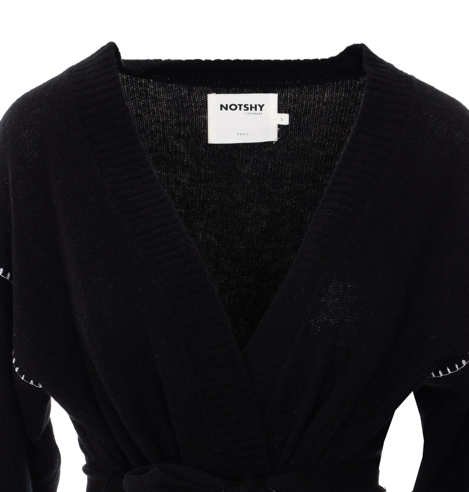 Suéteres Pretos de Cashmere NOT SHY