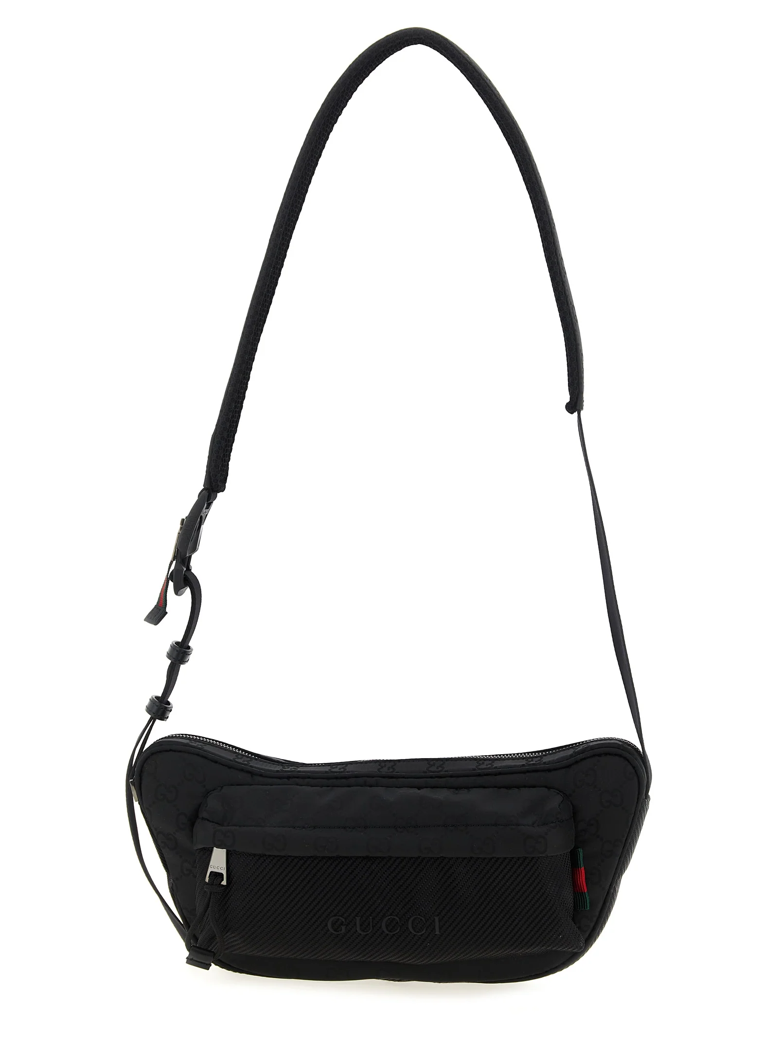 Bolsa Crossbody Preta de Poliéster Gucci