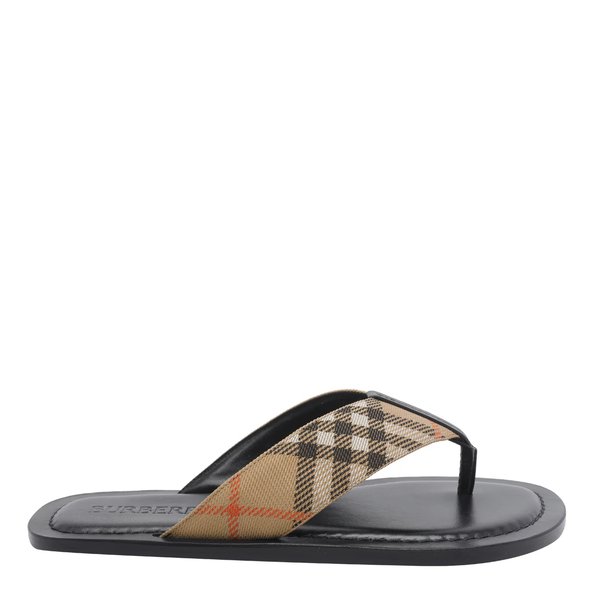 Sandalhas Burberry Bege Tecido/Palmilha de Borracha