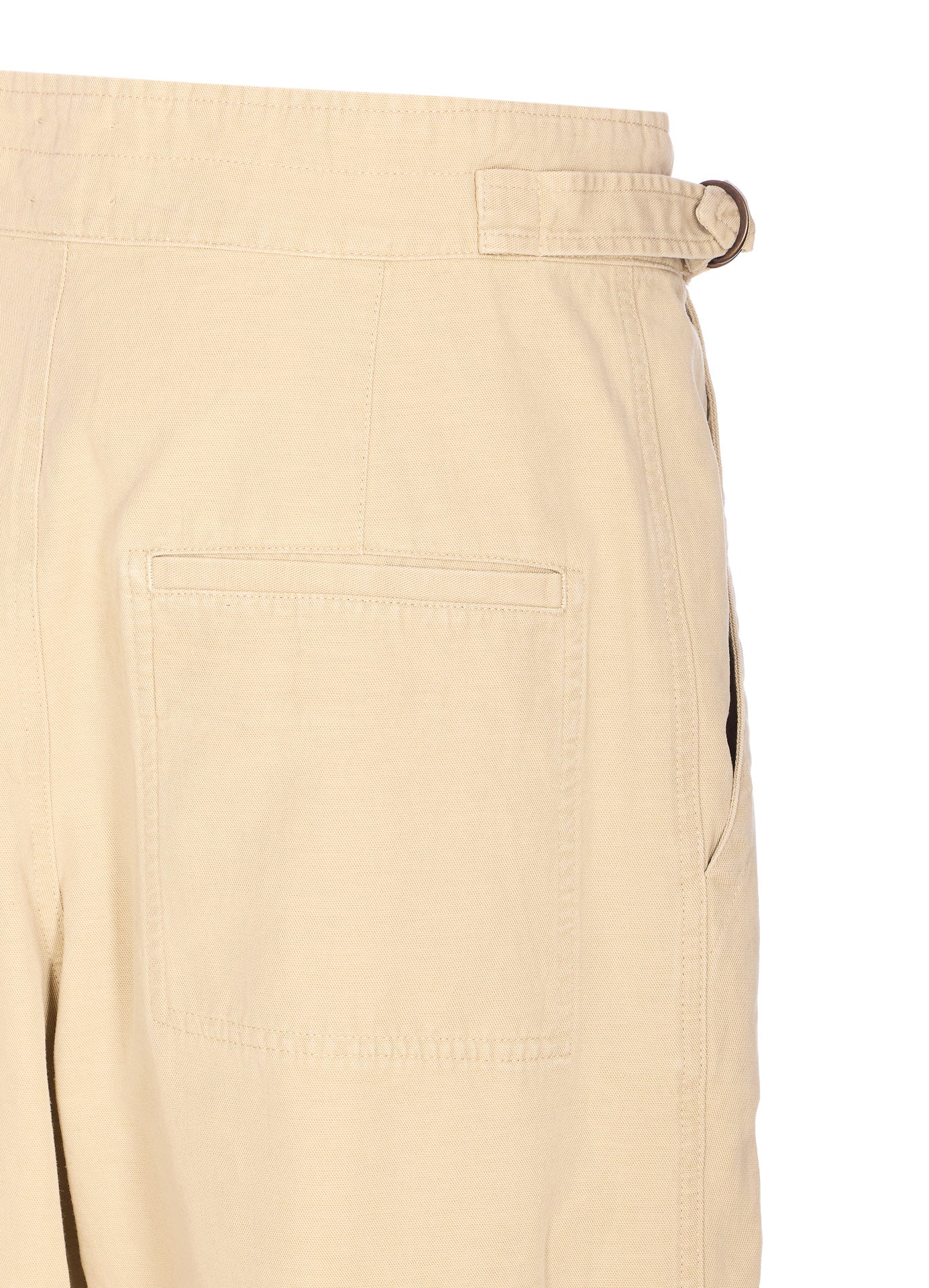 Calças Bege de Algodão Isabel Marant Etoile
