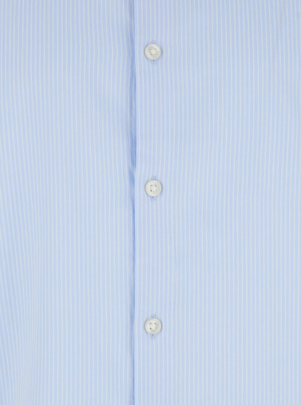 Camisa Azul Calvin Klein com Gola Clássica e Motivo Listrado para Homens, Camisas de Algodão Leve Lyocell Elastano