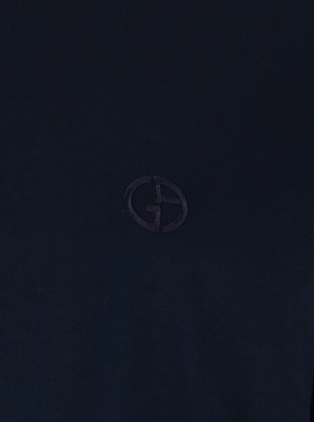Camiseta Giorgio Armani Azul com Gola Alta em Algodão para Homens Camisetas Azuis e Camisetas Polo Camiseta Giorgio Armani Azul com Gola Alta em Algodão para Homens Camisetas Azuis e Camisetas Polo