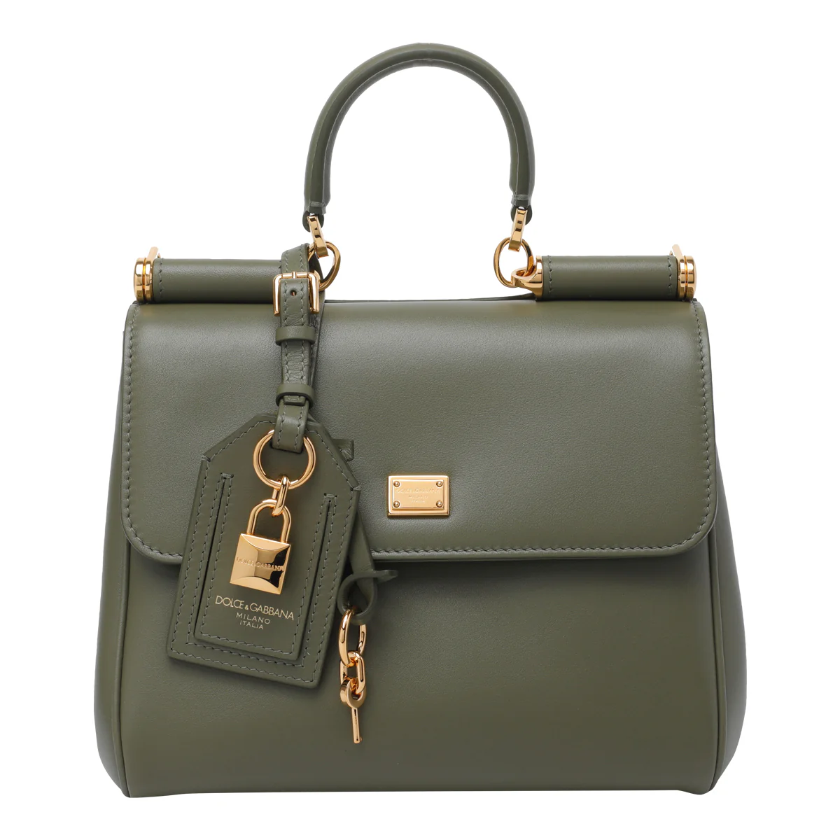Bolsas Dolce & Gabbana Verde Couro de Novilho