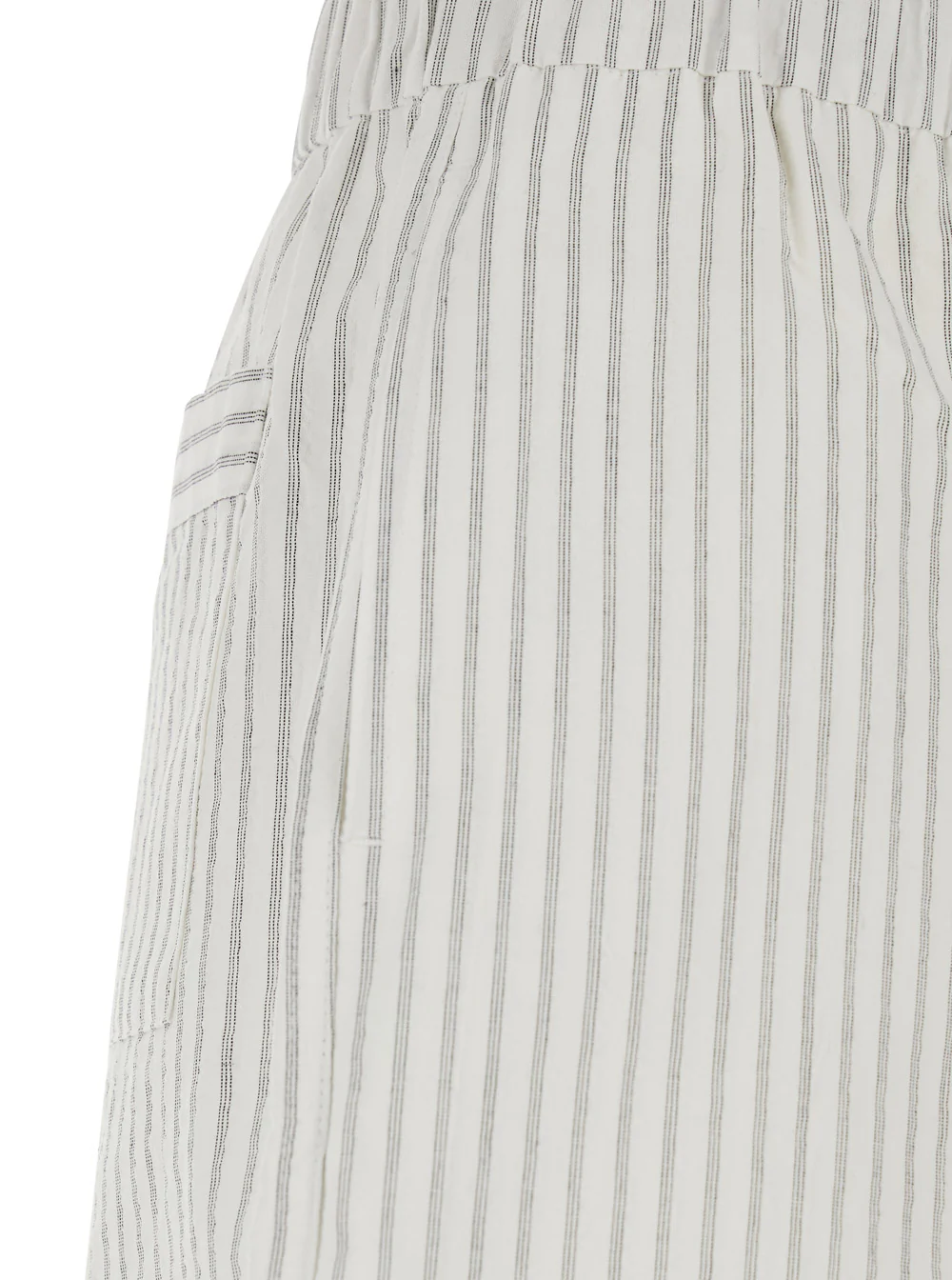 Calças Curtas de Algodão com Estampa STRIPE Pretas para Homens e Bermuda Calças Curtas de Algodão com Estampa STRIPE Pretas para Homens e Bermuda