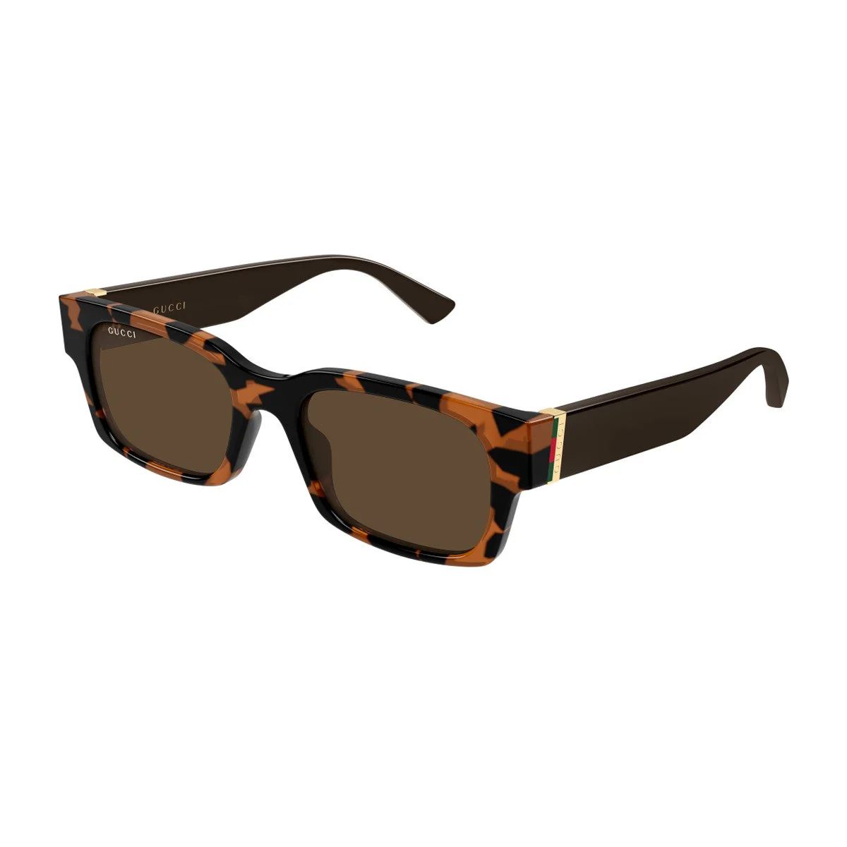 Óculos de Sol Gucci Gg2084s Linea Sigh Havana Injetado