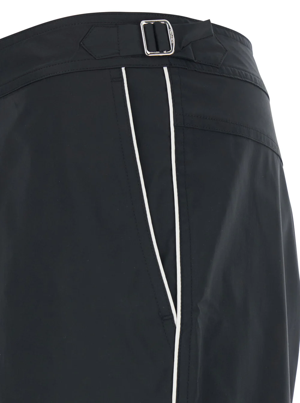 Bermudas de Natação Pretas Tom Ford com Detalhes de Cinta Lateral em Tecido Técnico para Homem, Poliéster, Roupas de Praia Bermudas de Natação Pretas Tom Ford com Detalhes de Cinta Lateral em Tecido Técnico para Homem, Poliéster, Roupas de Praia