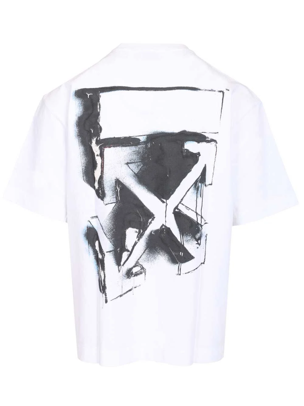 Camiseta Off-White Arrow 3D Spray de Algodão Branca