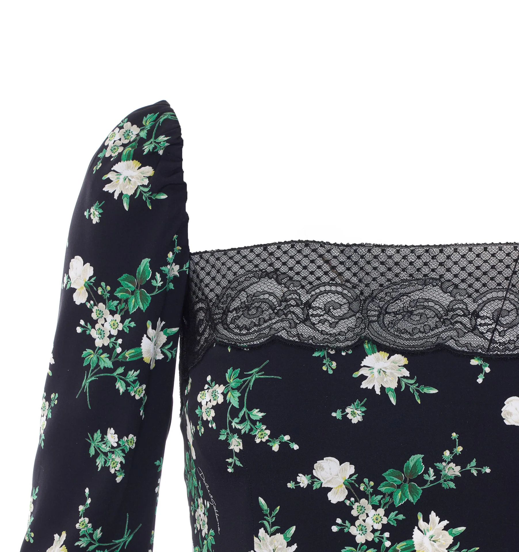 Top Preto de Seda Dolce & Gabbana