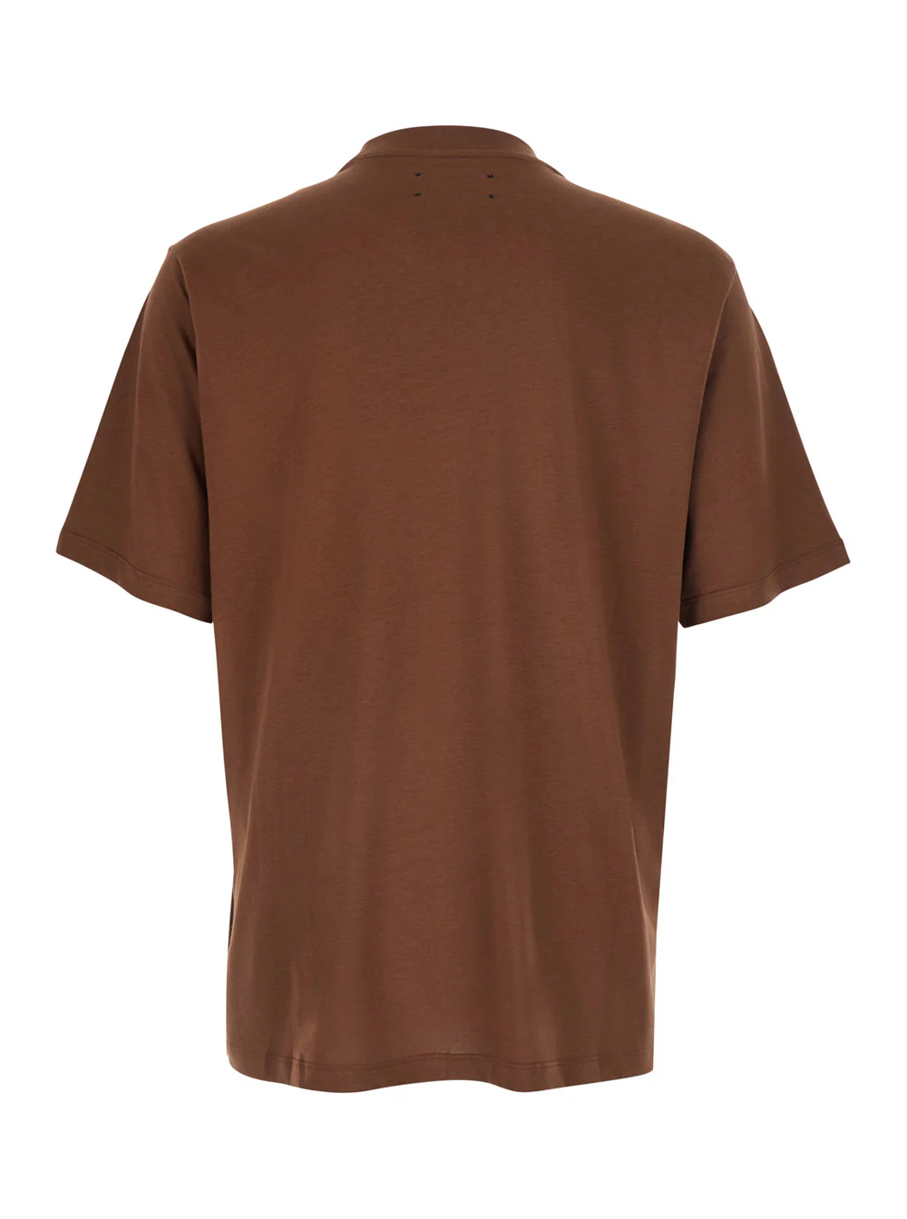Camiseta Marrom Amiri com Detalhe de Logotipo na Frente para Homens Camisetas e Camisetas Polo Camiseta Marrom Amiri com Detalhe de Logotipo na Frente para Homens Camisetas e Camisetas Polo