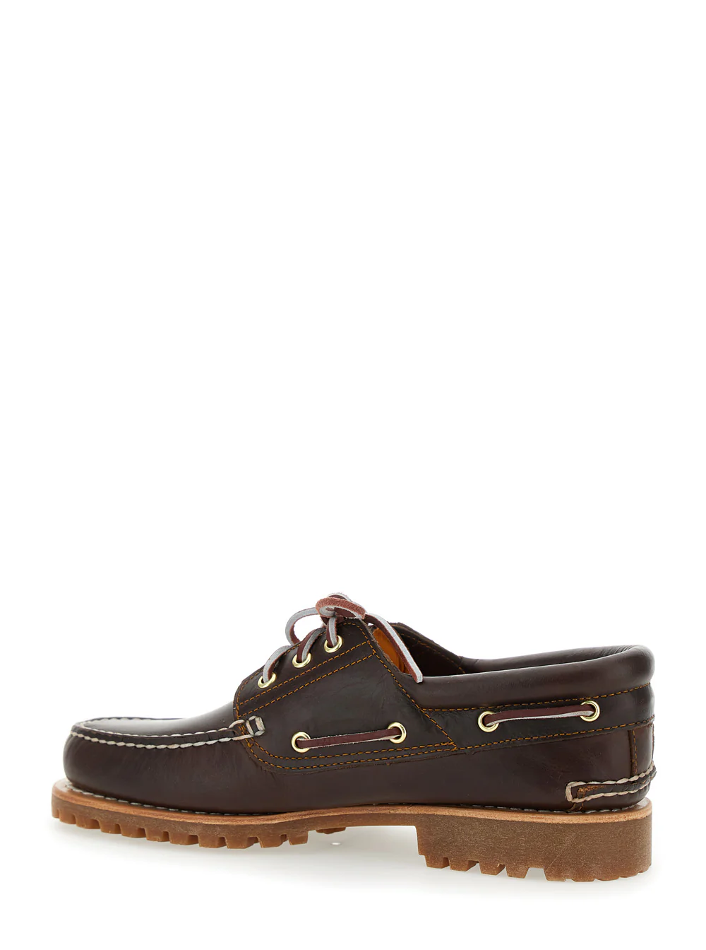 Mocassins Marrom Timberland com Logotipo em relevo no Lado e Salto Baixo em Bloco de Couro para Homem Mocassins Marrom Timberland com Logotipo em relevo no Lado e Salto Baixo em Bloco de Couro para Homem