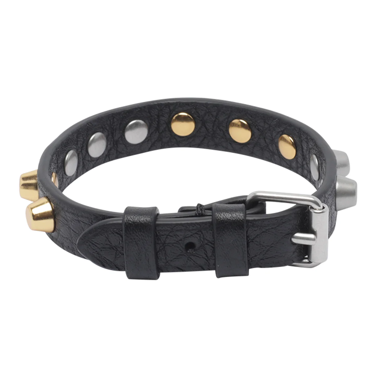 Bracelete Valentino Garavani Bijoux Preto Metal e Tecido