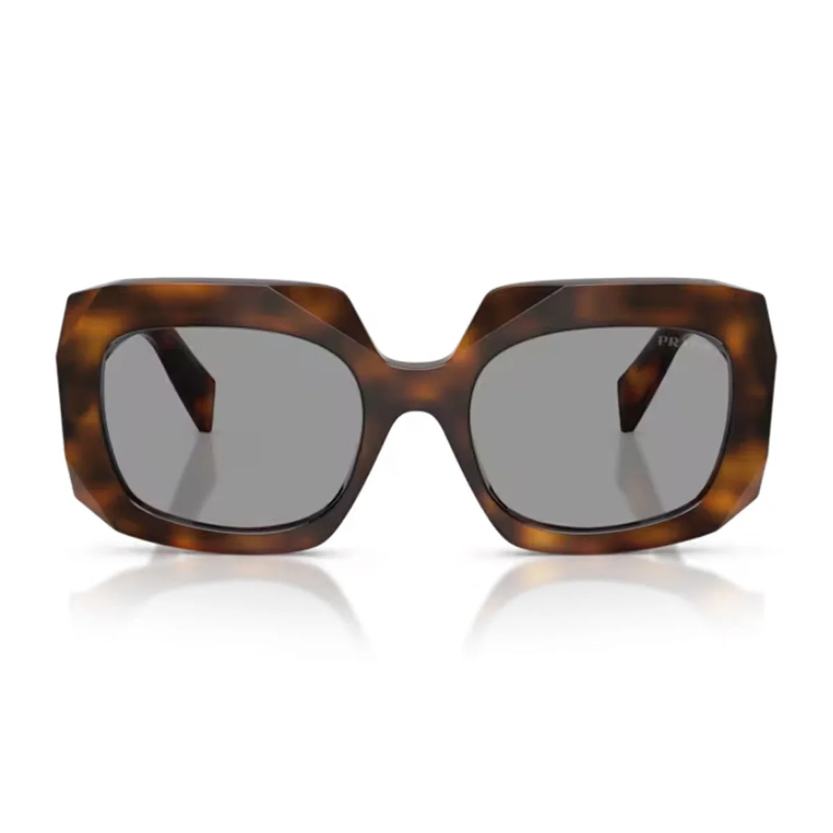 Óculos de Sol Prada Pr B23s Symbole Havana Acetato