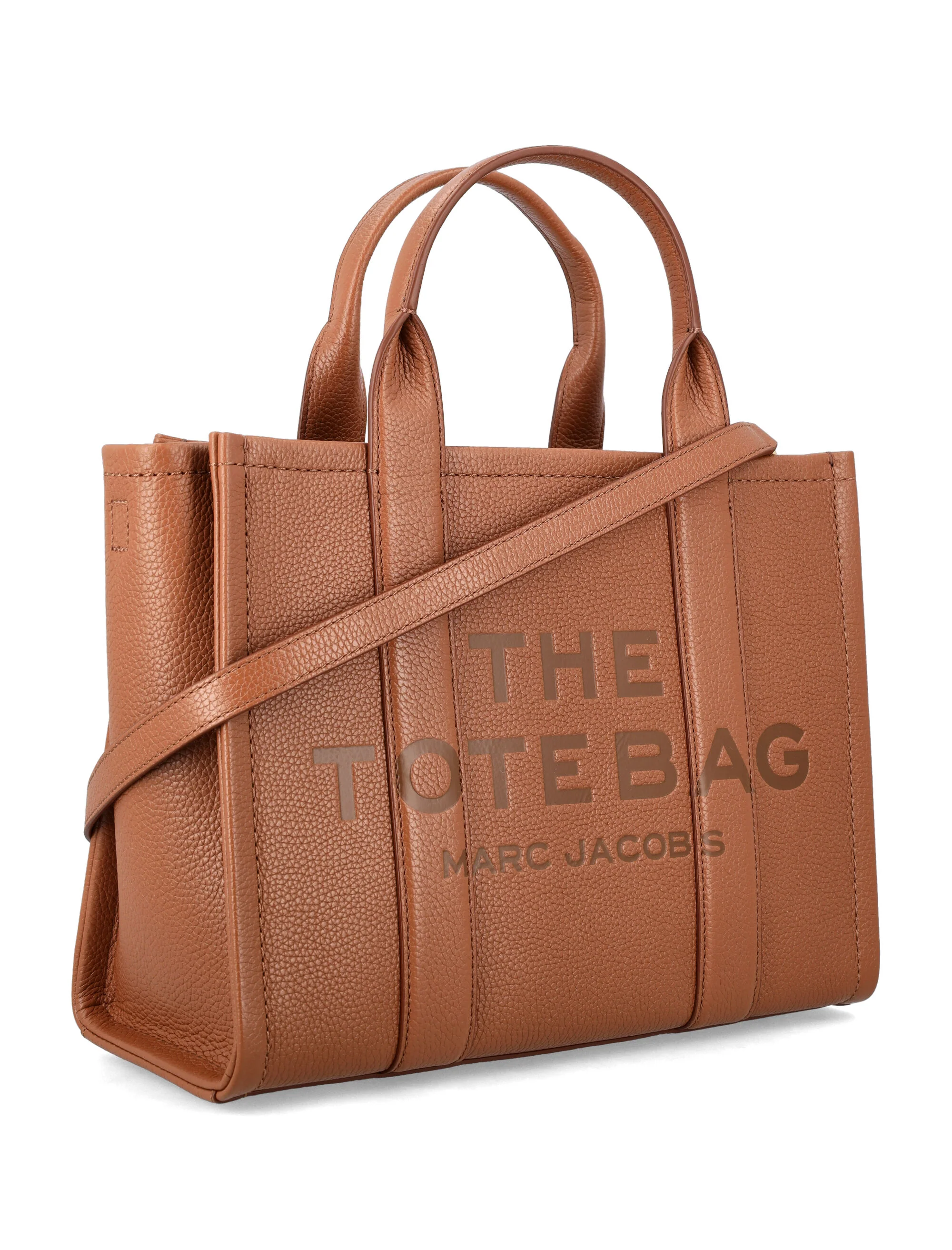 Bolsa Tote Média Marc Jacobs em Couro com Óleo de Argan Vaca