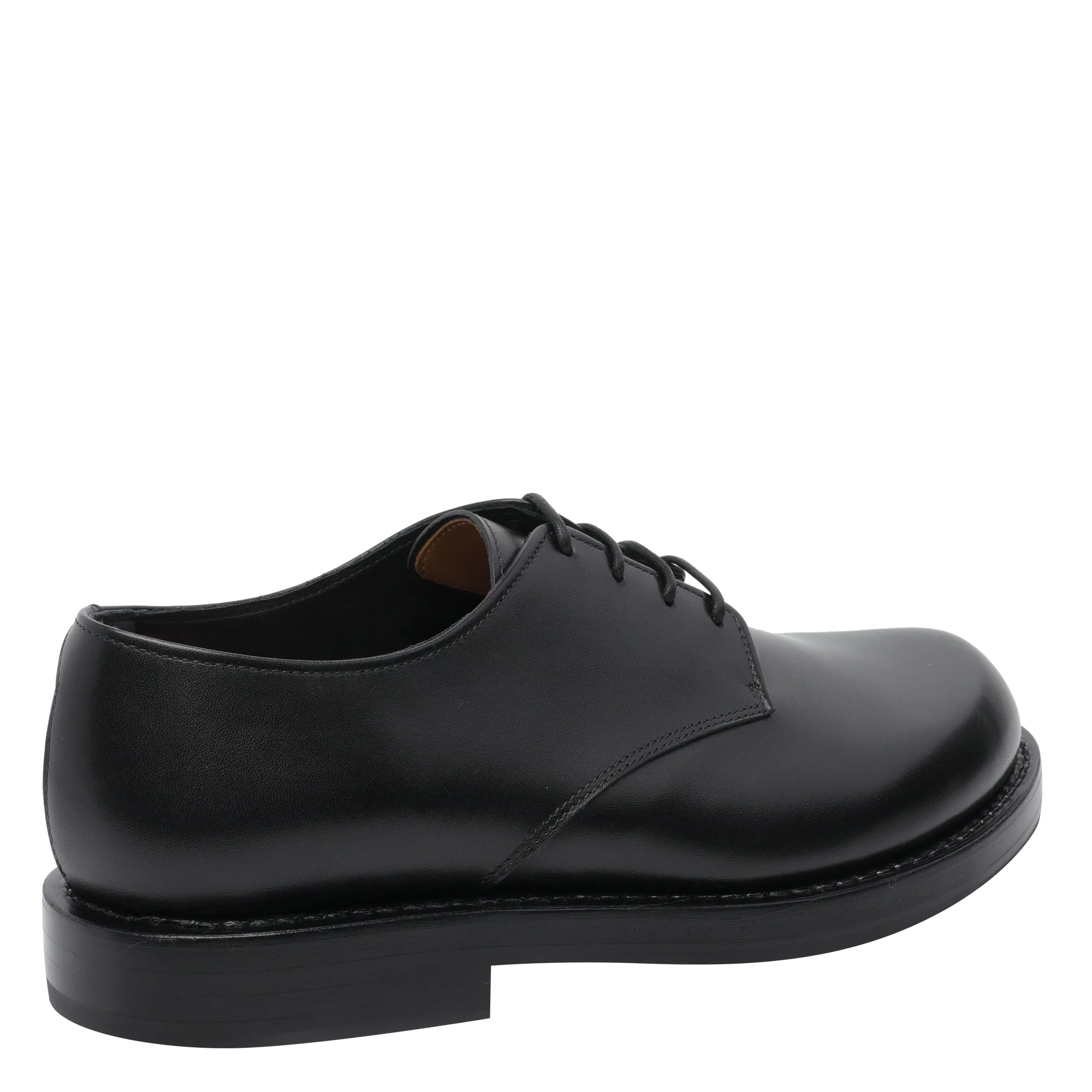 Sapatos Planos Premiata Preto Couro de Novilho/Sola de Couro