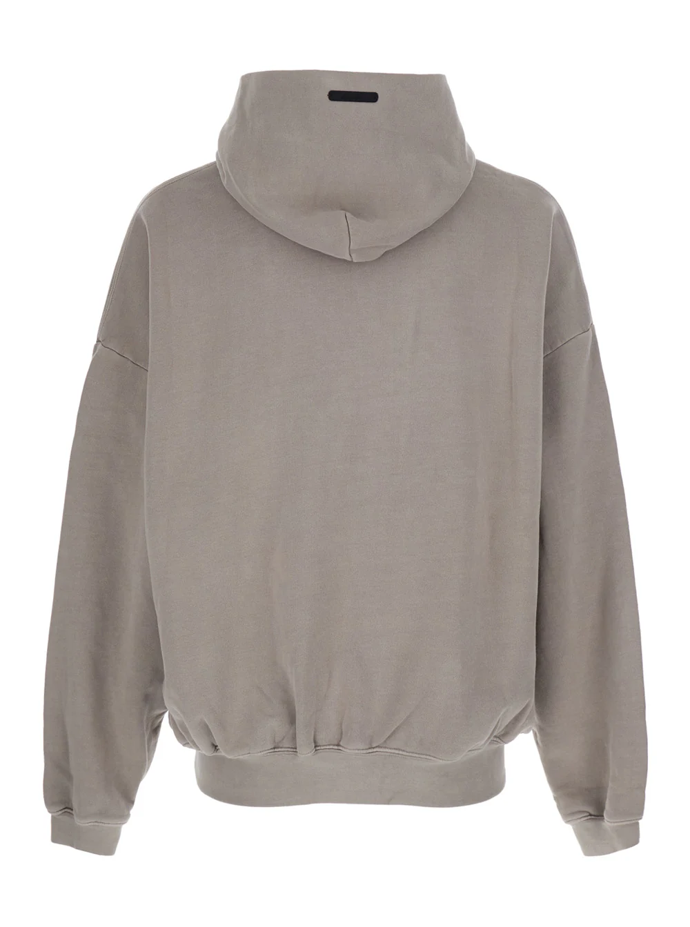 Moletom Cinza Fear Of God 90s Essentials com Capuz Fixo e Bolso Canguru Cinza Moletom de Algodão