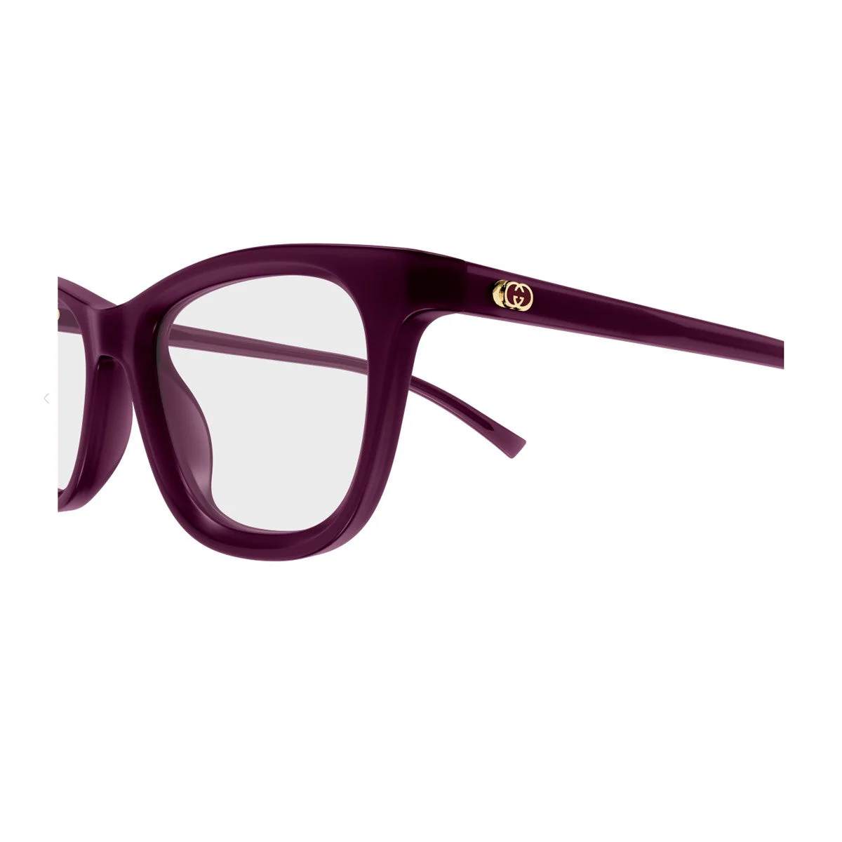 Gucci Gg1945o 004 Violeta Roxo Acetato Reciclado Óculos de Vista