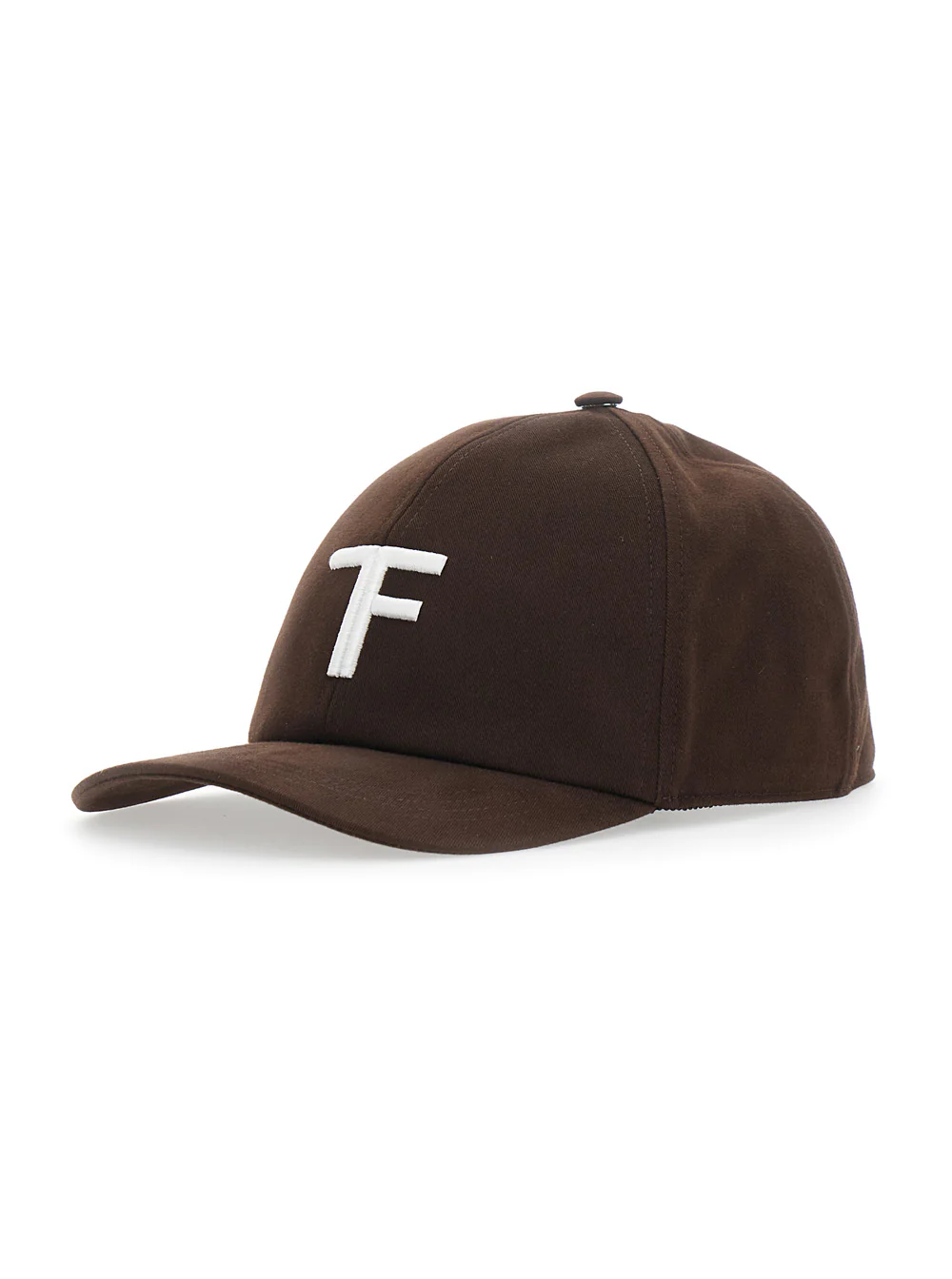 Chapéu Tom Ford Basebalk Tf Marrom Algodão Calf Luvas e Chapéus