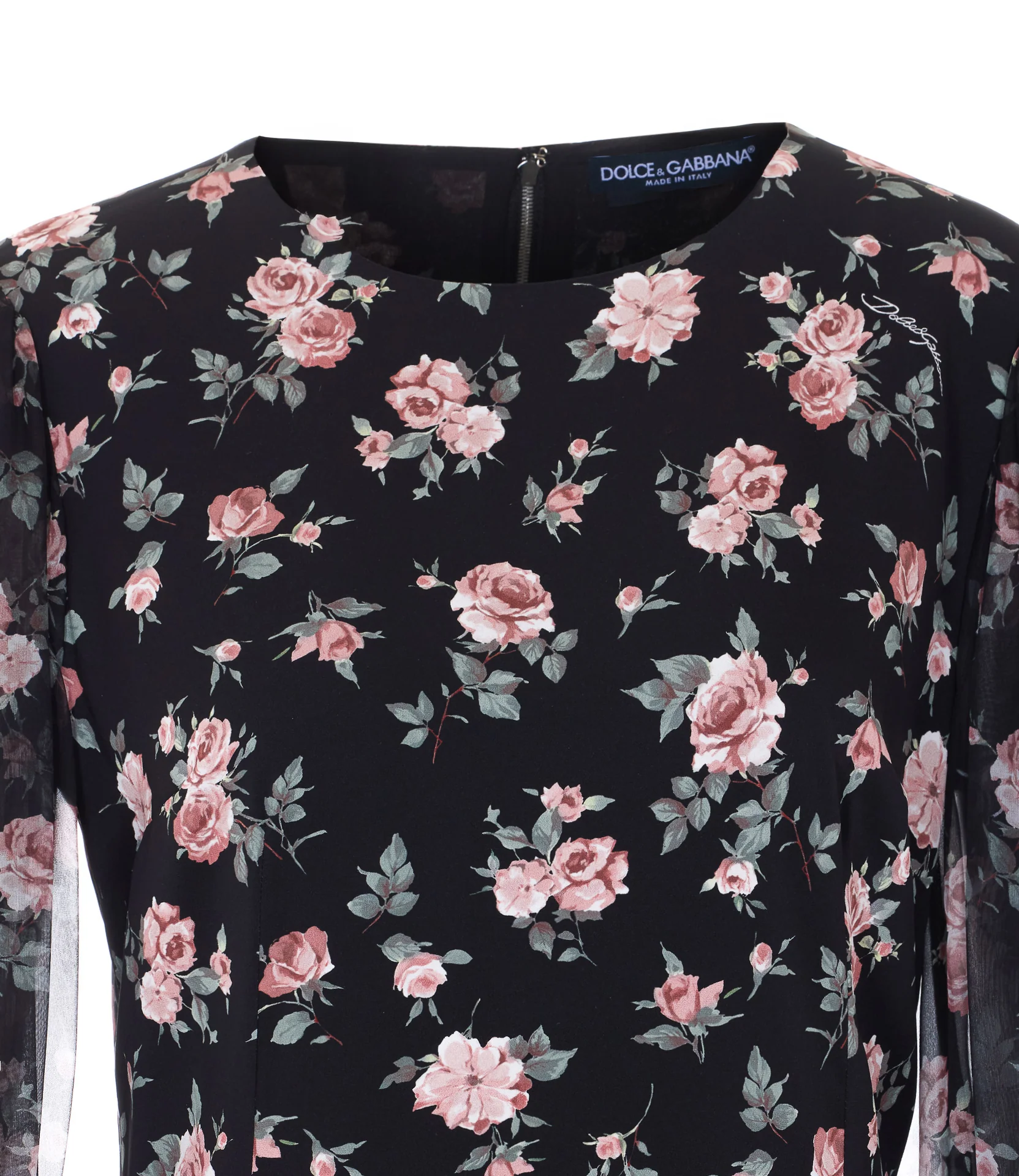 Vestidos Pretos de Seda Dolce & Gabbana
