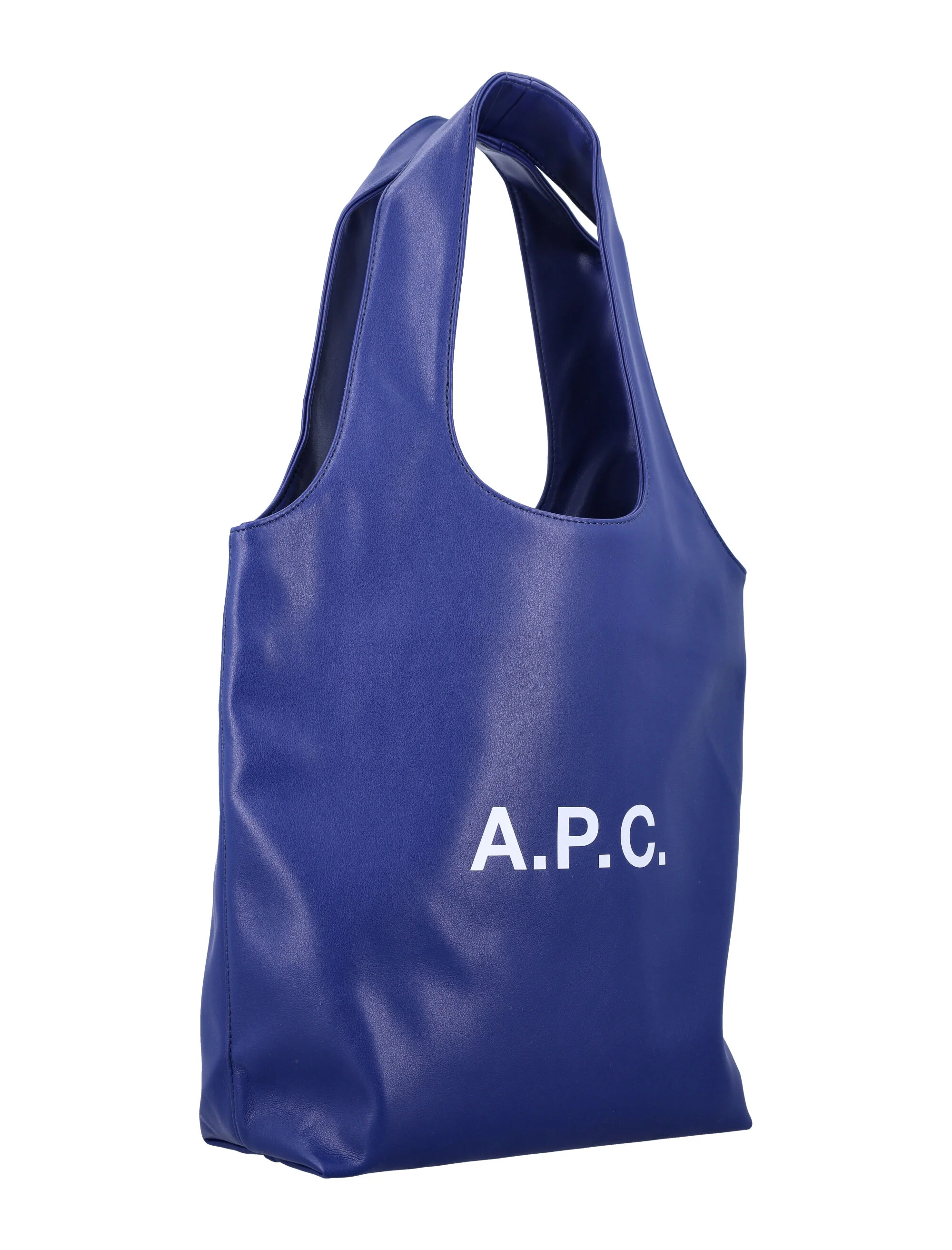 Bolsa de Mão Ninon Pequena A.P.C. Azul Royal Poliuretano