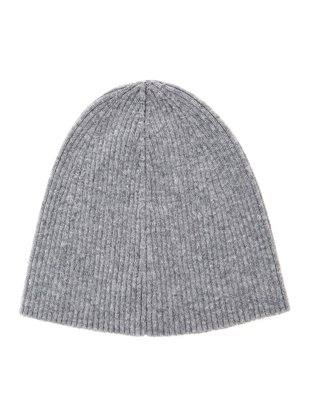 Gorro Saint Laurent Grye com Patch de Logotipo em Cashmere Cinza Homens e Luvas