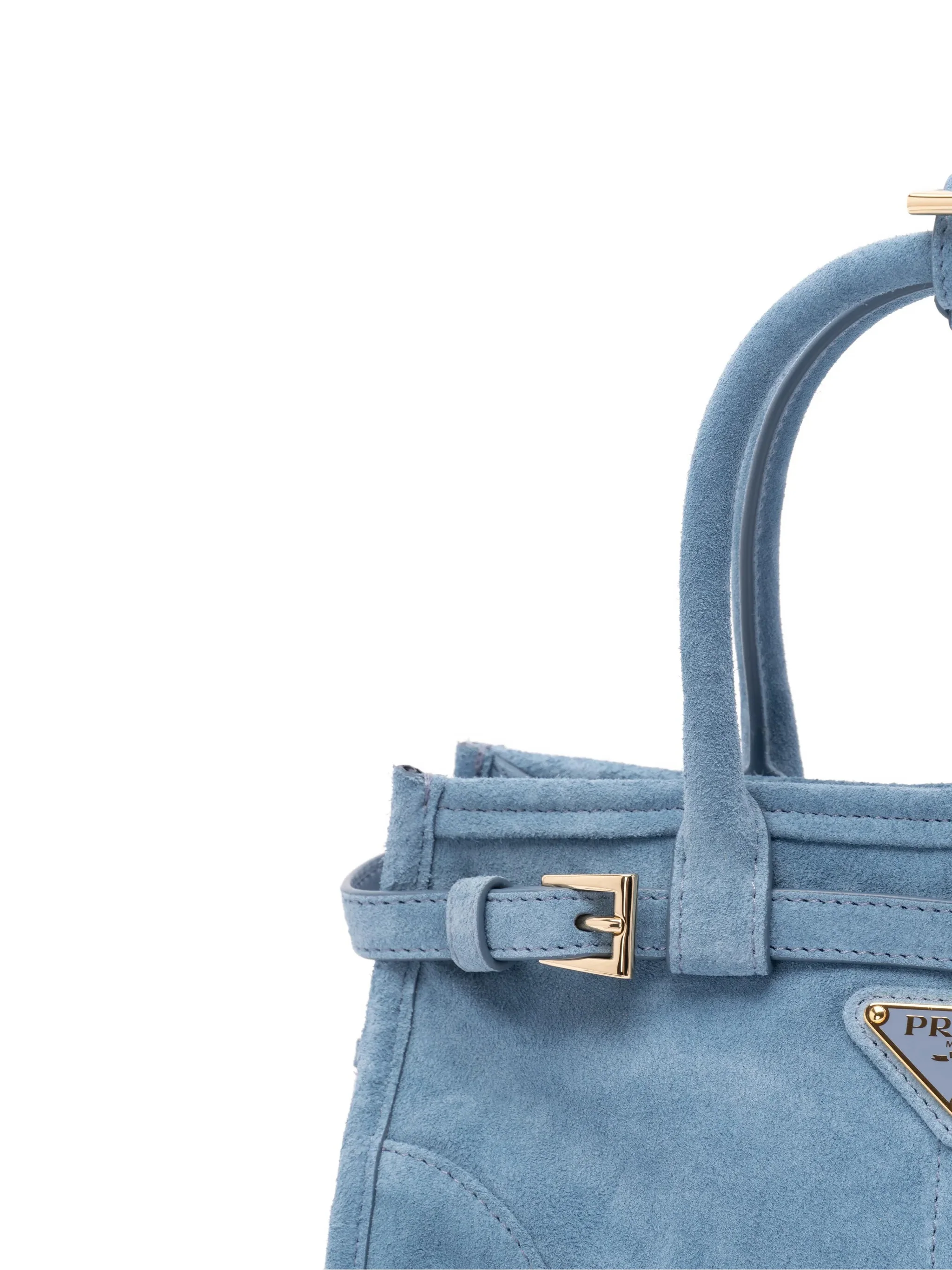 Prada Borsa A Mano Azul