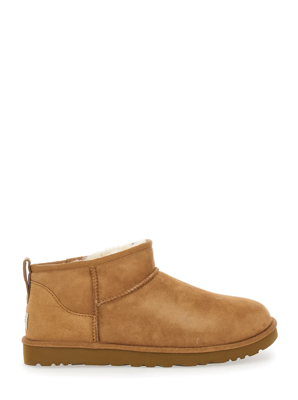 Botas Masculinas UGG Ultra Mini Suede Marrom Couro Cano Curto