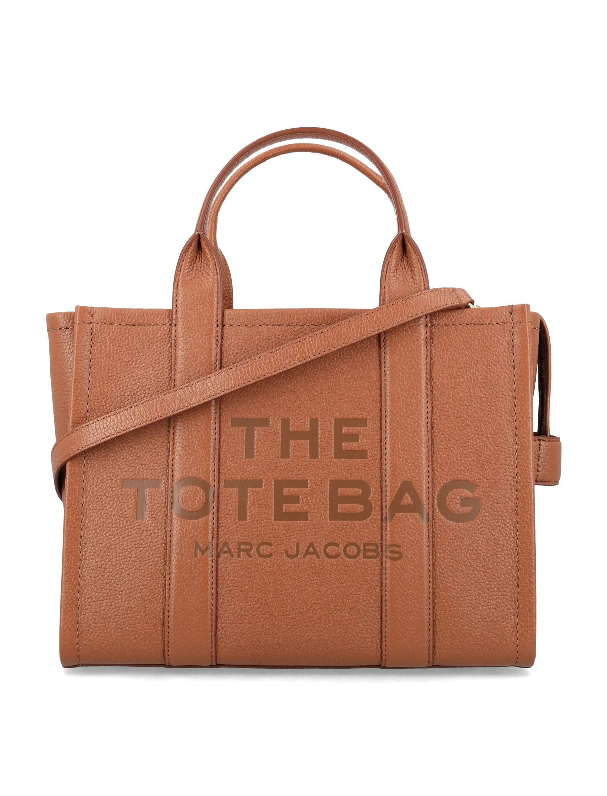 Bolsa Tote Média Marc Jacobs em Couro com Óleo de Argan Vaca