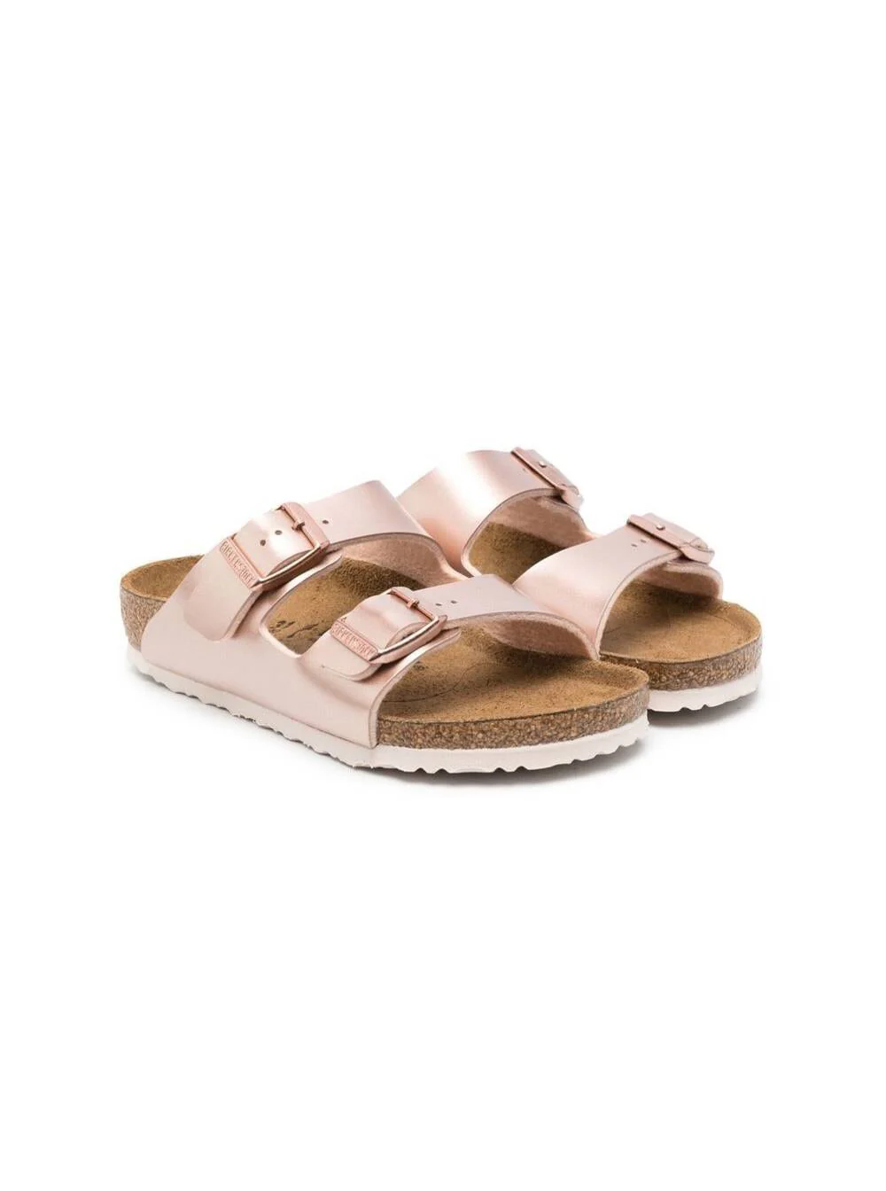 Birkenstock Kids Arizona Electric Birko Flor Sapatos Planos Rosa