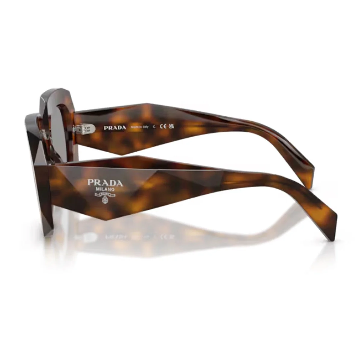 Óculos de Sol Prada Pr B23s Symbole Havana Acetato
