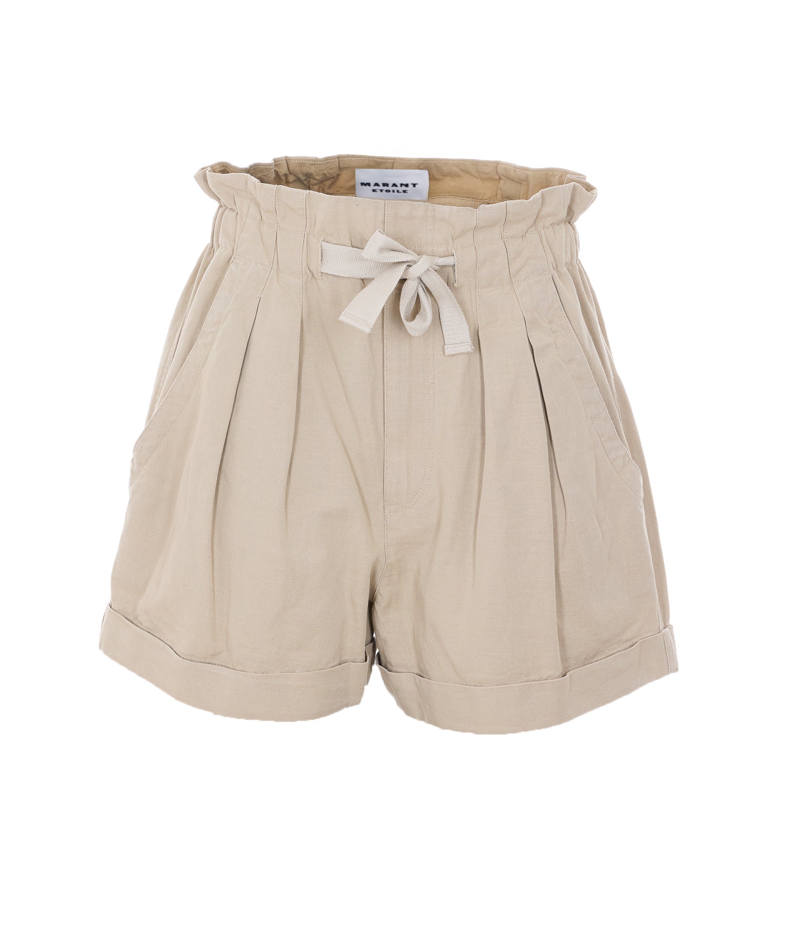 Bermudas Bege de Algodão Isabel Marant Etoile